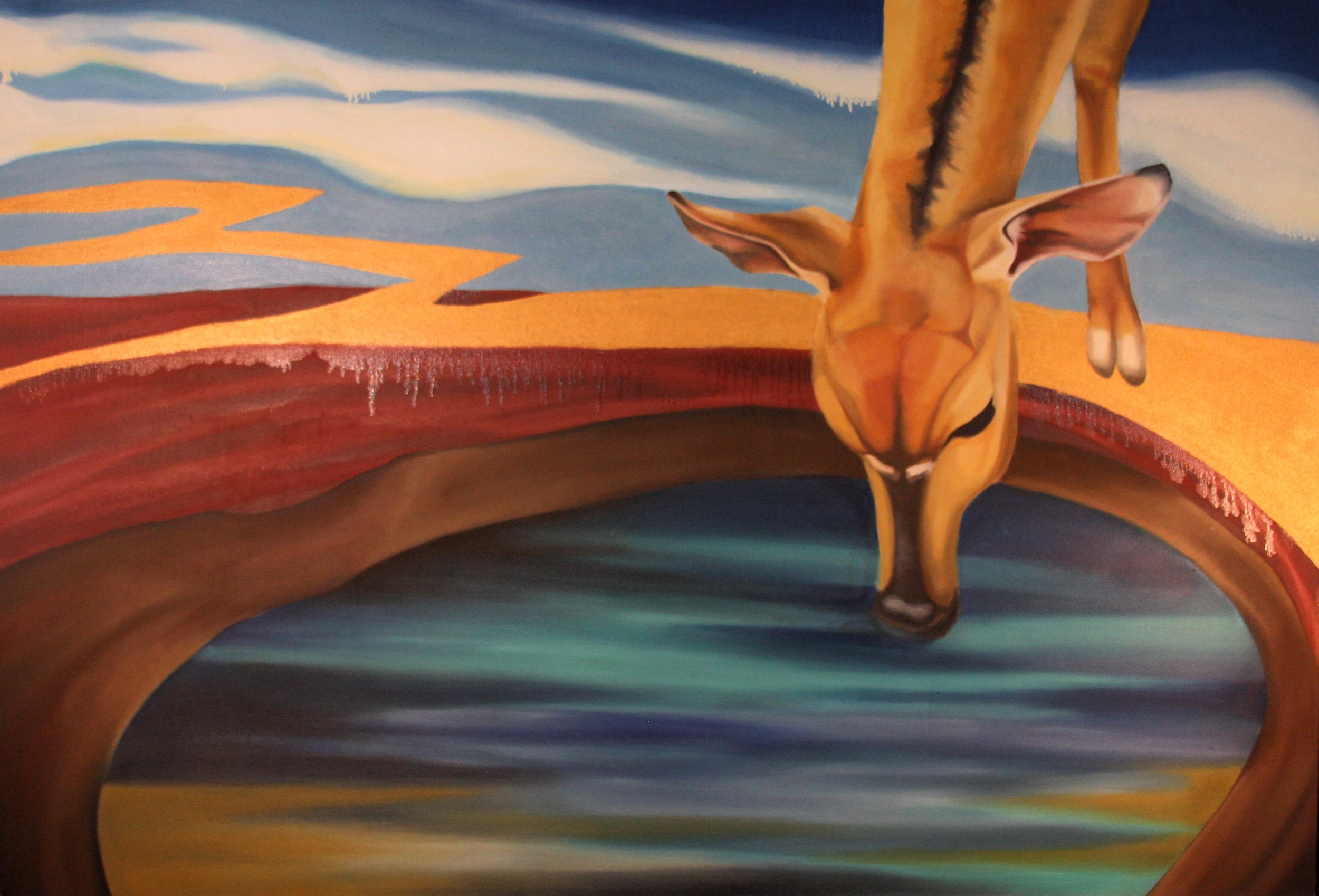 Solace, 2010 (oil on canvas) 6'x4'