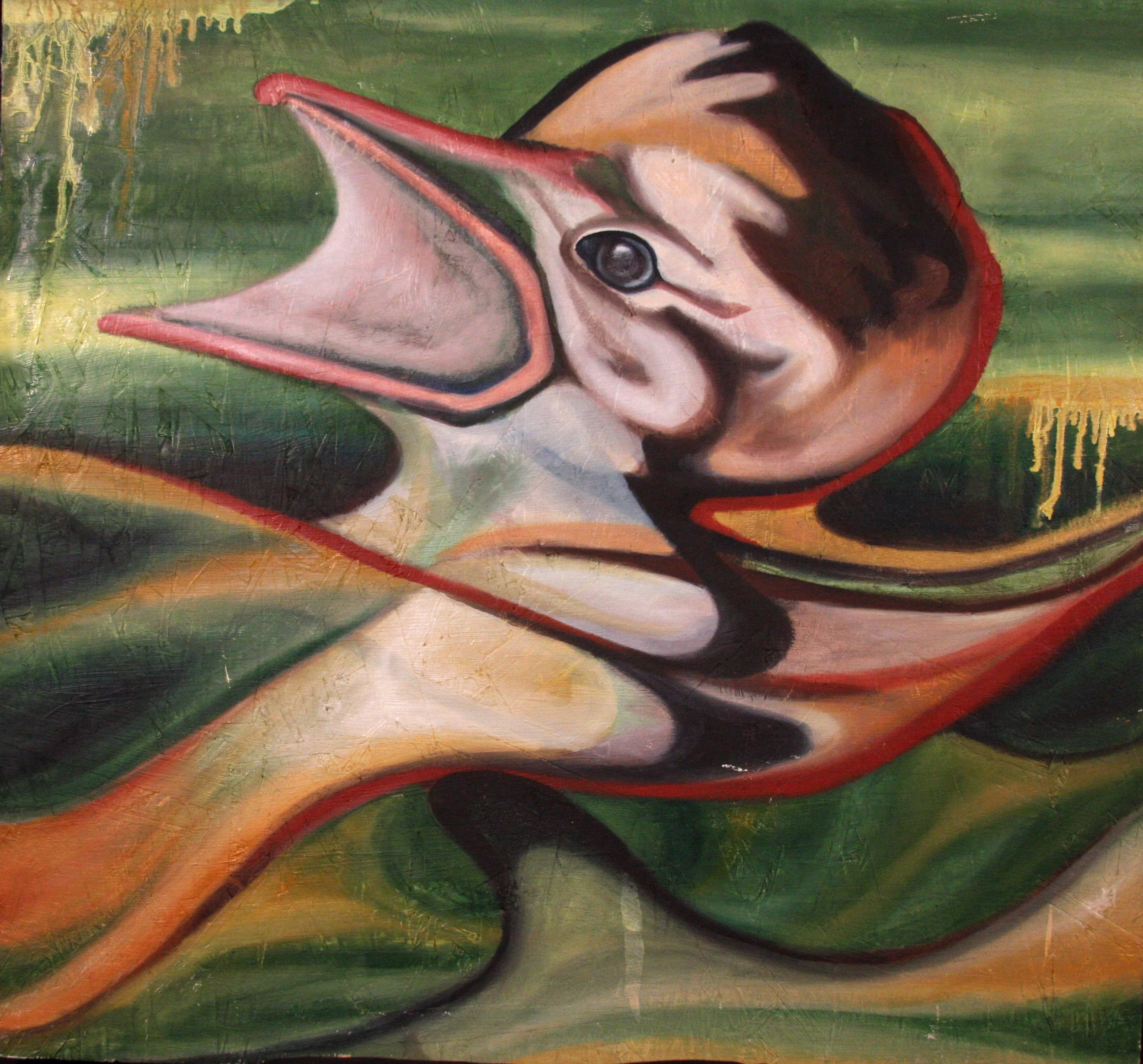 Untitled, 2009 (oil on plywood) 24"x24"