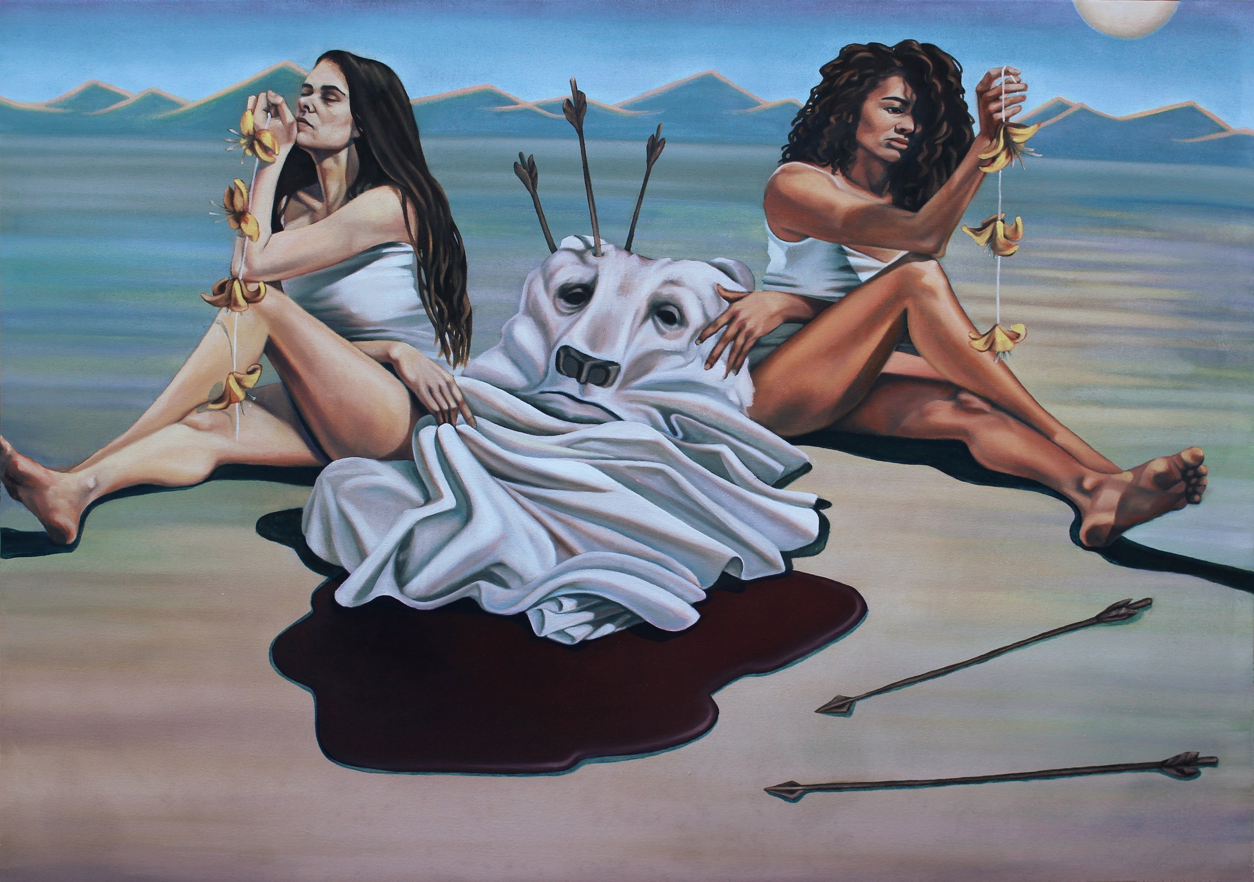 The One I Was for You, I Had to Kill Her, 2016 (oil on canvas) 51"x36"
