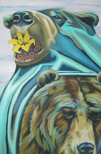 (Sorry, I forgot the title of this one), 2013 (oil on panel) 24"x36"