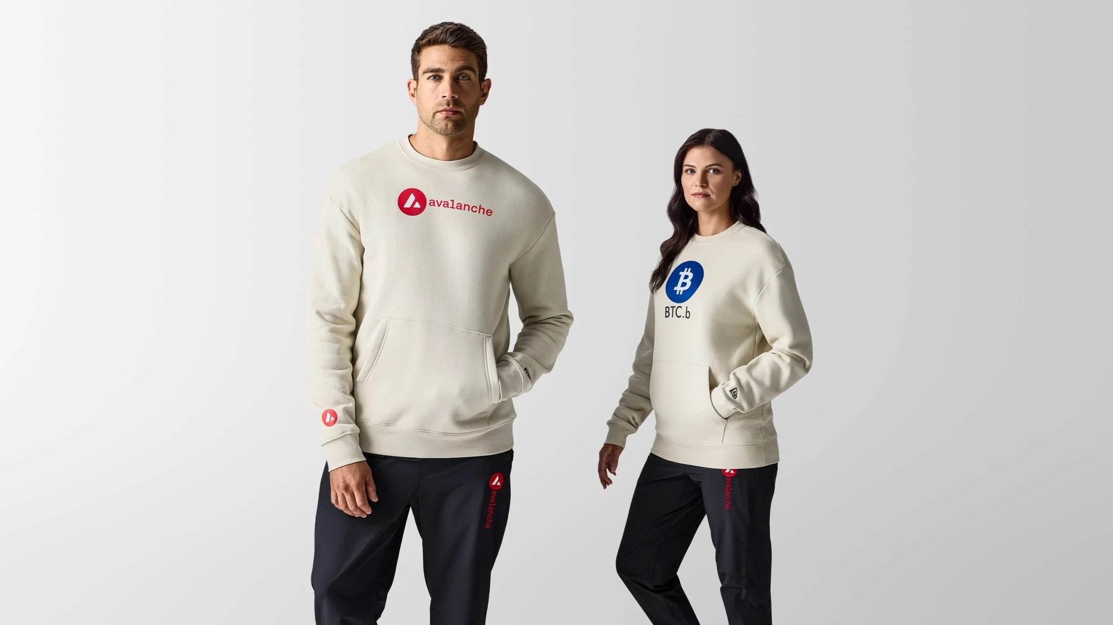 Clean e-comm lifestyle photography for Styledegen Avalanche apparel, using high-key studio lighting to emphasize product fit and minimalist design.