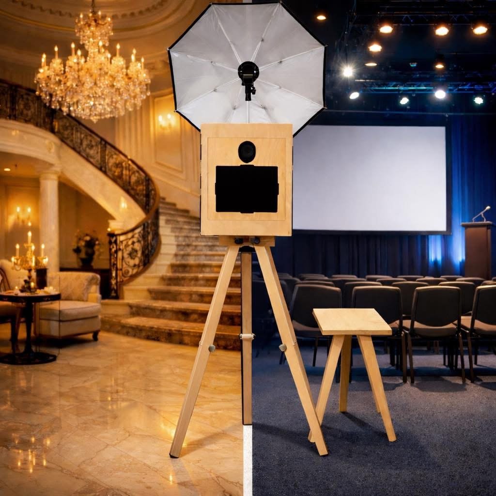 Prelude Portrait Experience portrait-style photo booth in Reno-Tahoe for weddings and corporate events