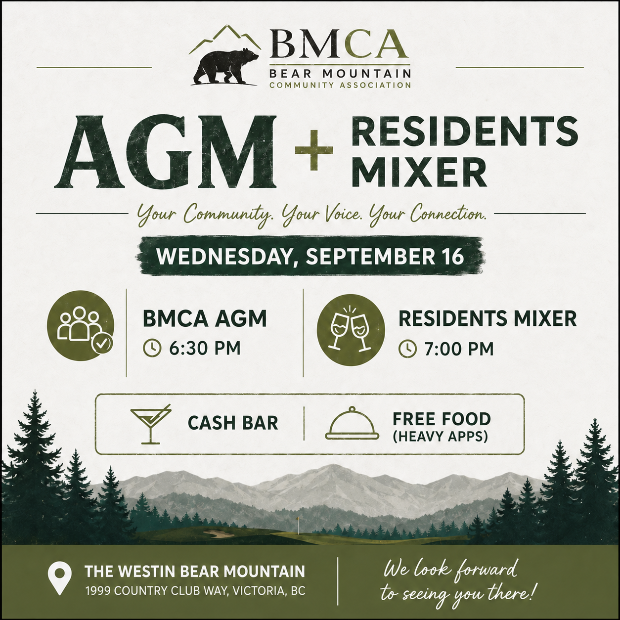 BMCA Annual General Meeting and Residents Mixer