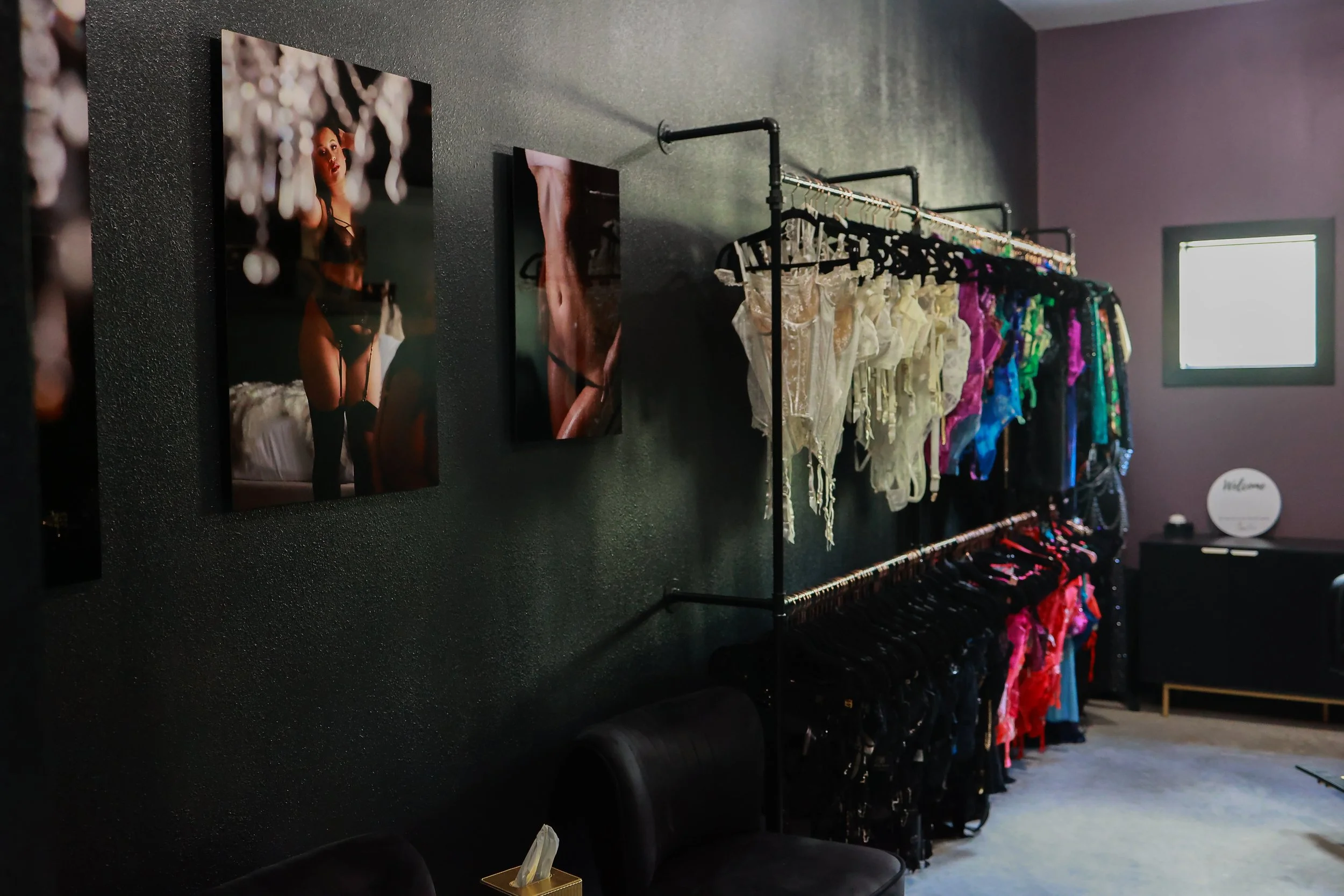 Tampa Boudoir Photographer | Luxury Client Closet at Boudoir By Louise