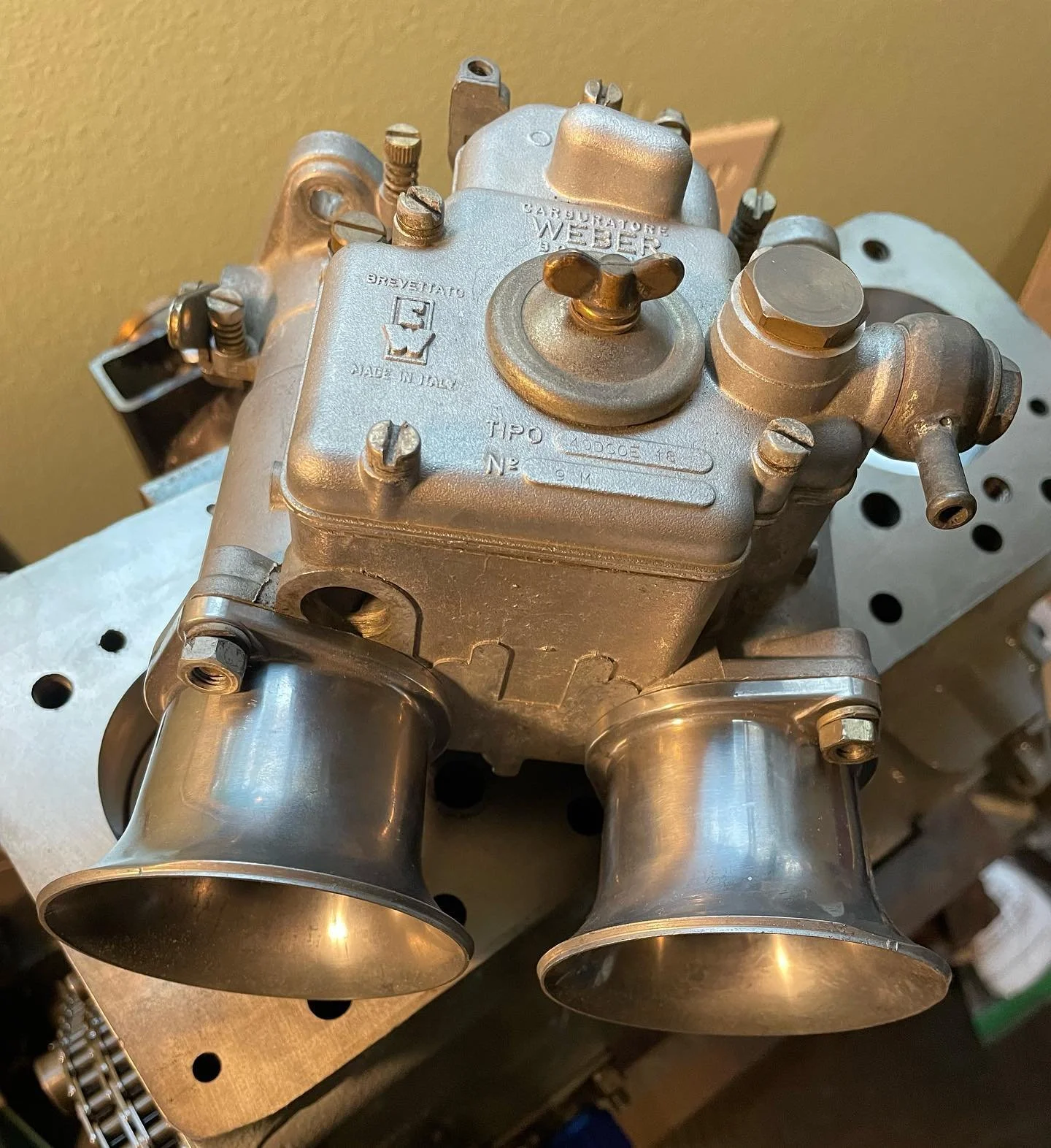 There&rsquo;s not a &ldquo;light side&rdquo; nor a &ldquo;dark side&rdquo; to this A-series tuning world, we&rsquo;re all in this together. Yes, I still speak SU carb and make parts for those. I&rsquo;m excited to use this real Italian DCOE40 to test