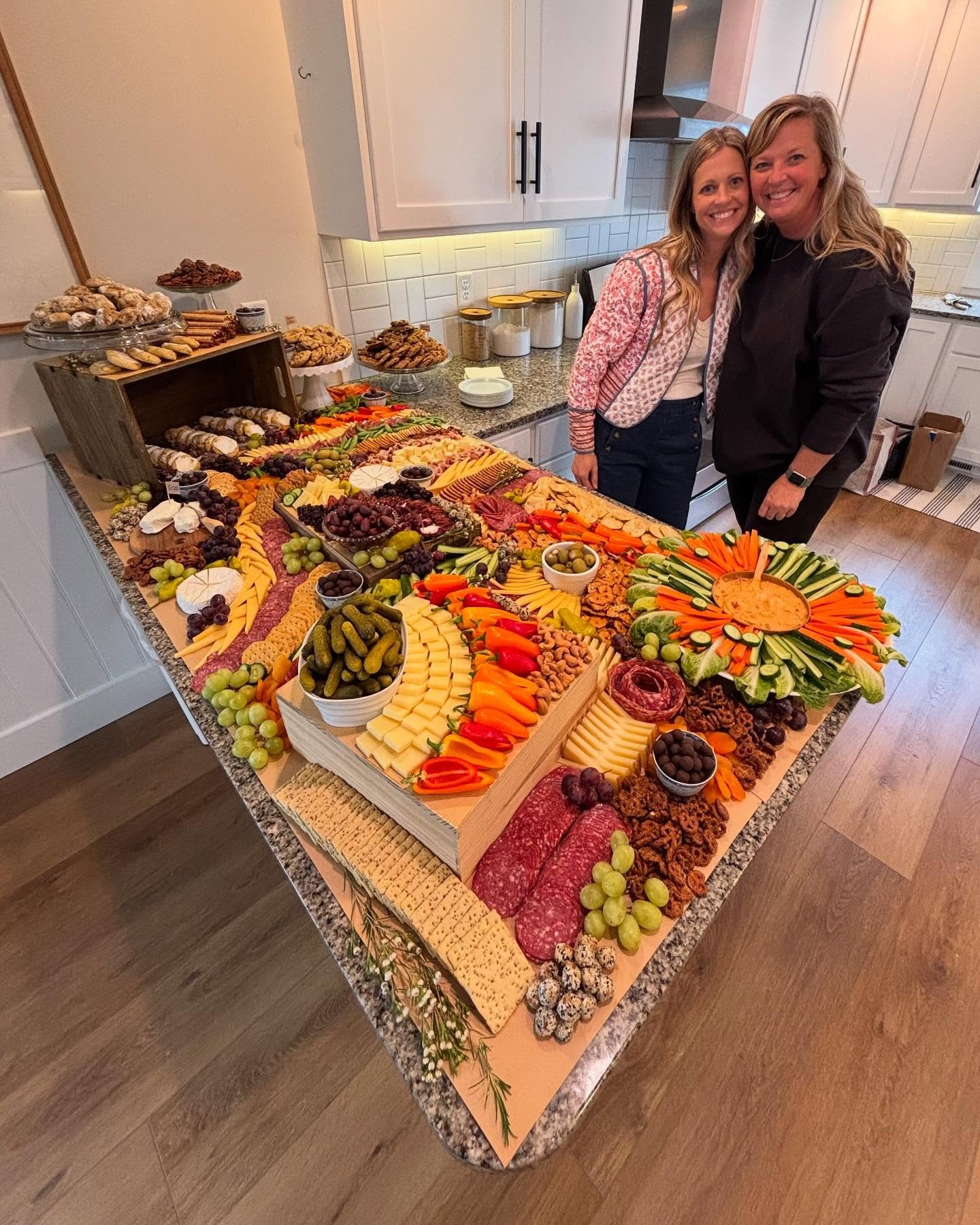 At our open house, we were blessed by the super talented Kortney Yoder and Katy Karsten with this amazing charcuterie spread. It truly was a piece of art and tasted amazing! Several guests voted their gluten free cookies as the best they have ever
