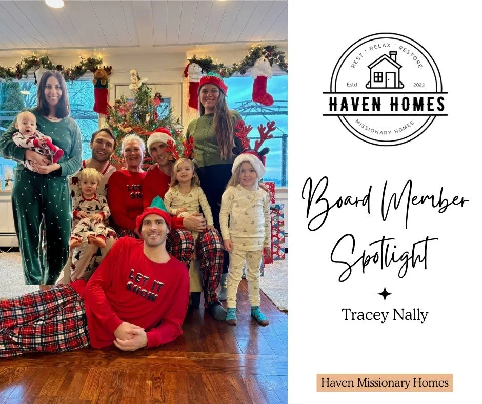 🌟 Board Member Spotlight: Tracey Nally 🌟

We&rsquo;re delighted to introduce one of our dedicated board members, Tracey Nally, whose heart for missions and deep community roots make her an incredible blessing to Haven Missionary Homes.

Tracey brin