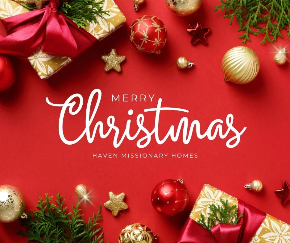 Wishing you a joyful Christmas filled with hope, kindness, and peace.  Thank you for being a part of our ministry this year! ❤️