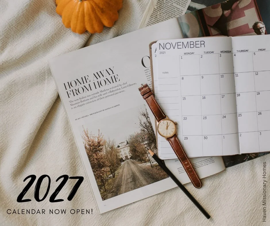 We&rsquo;re happy to share that our 2027 calendar is now open! With 2026 already fully booked, we&rsquo;re thankful for the opportunity to continue welcoming and serving more families in the years ahead.

If you are a missionary family with West Mich