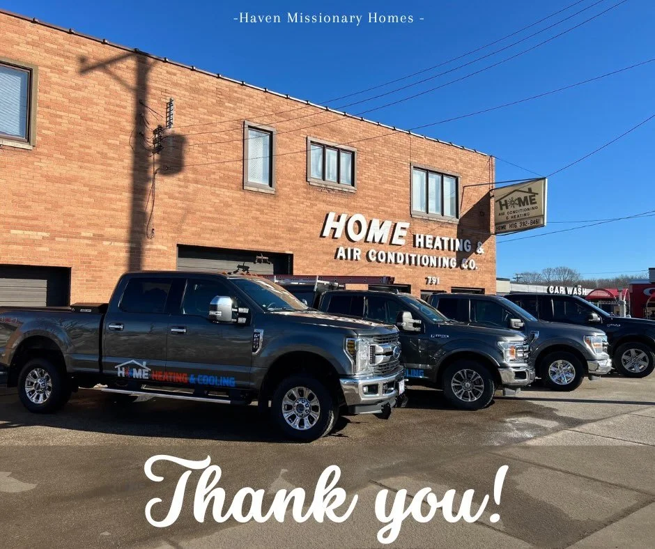 Even though some time has passed, we still want to recognize and thank Home Heating and Cooling for the care and generosity they showed our ministry this Winter. ￼

At the end of Winter, we were faced with an unexpected expense when our furnace neede