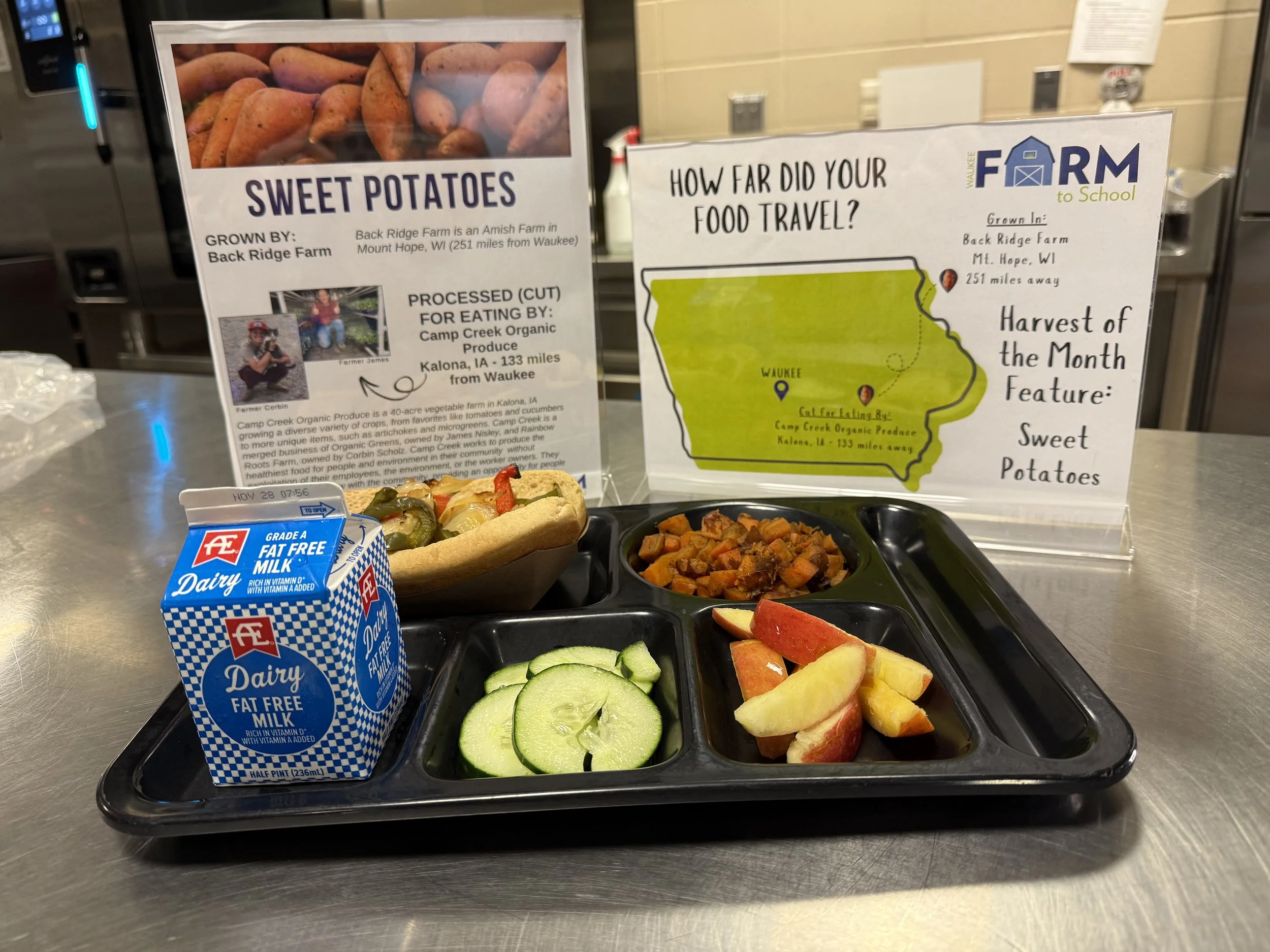 Iowa Local Food Lunch Tray
