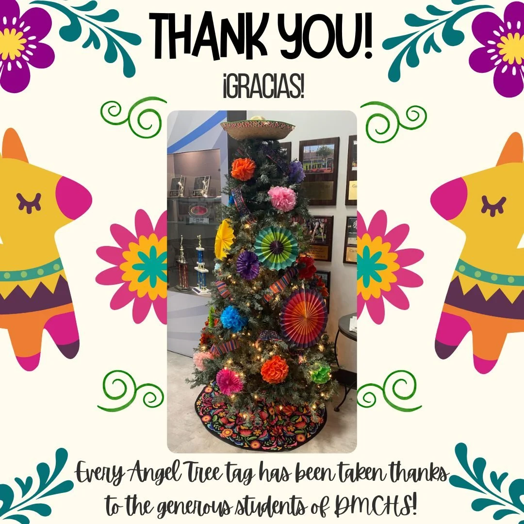 Thank you Demotte Christian High School!  We started with 38 angel tags and they were gone so fast we decided to add an extra 18.  Those were also immediately taken!  Thank you for your generousity for the children and staff  at Mount of Olives Child