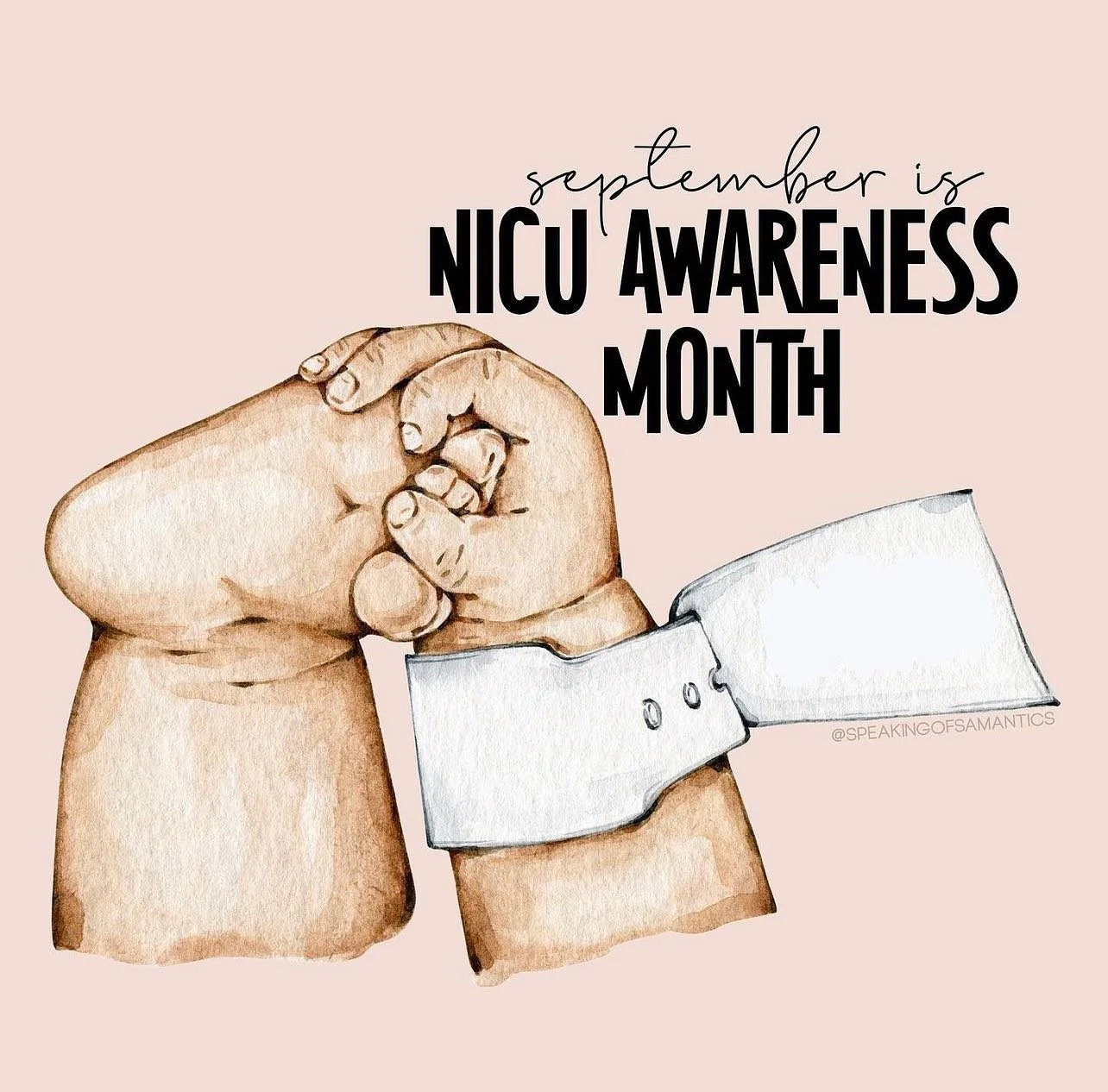 September honors one of my favorites - NICU Awareness Month. 

This week particularly is International Neonatal Therapist Week. 🙌🏼

Thank you to all the neonatal therapists and healthcare professionals working hard every day to give our tiny humans