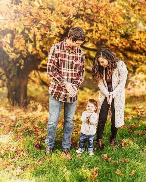 Fall Family photos on the oregon coast