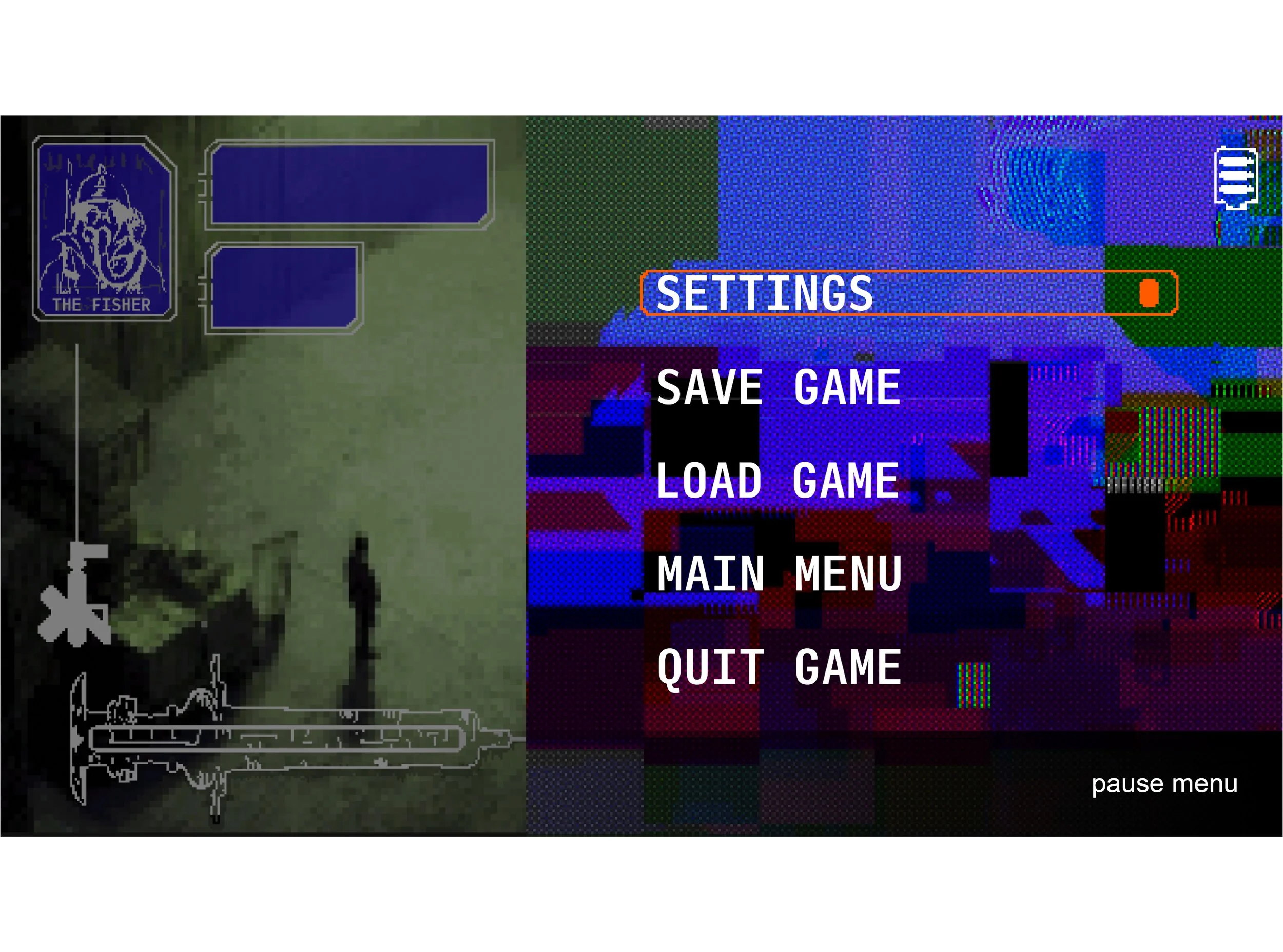 pause menu