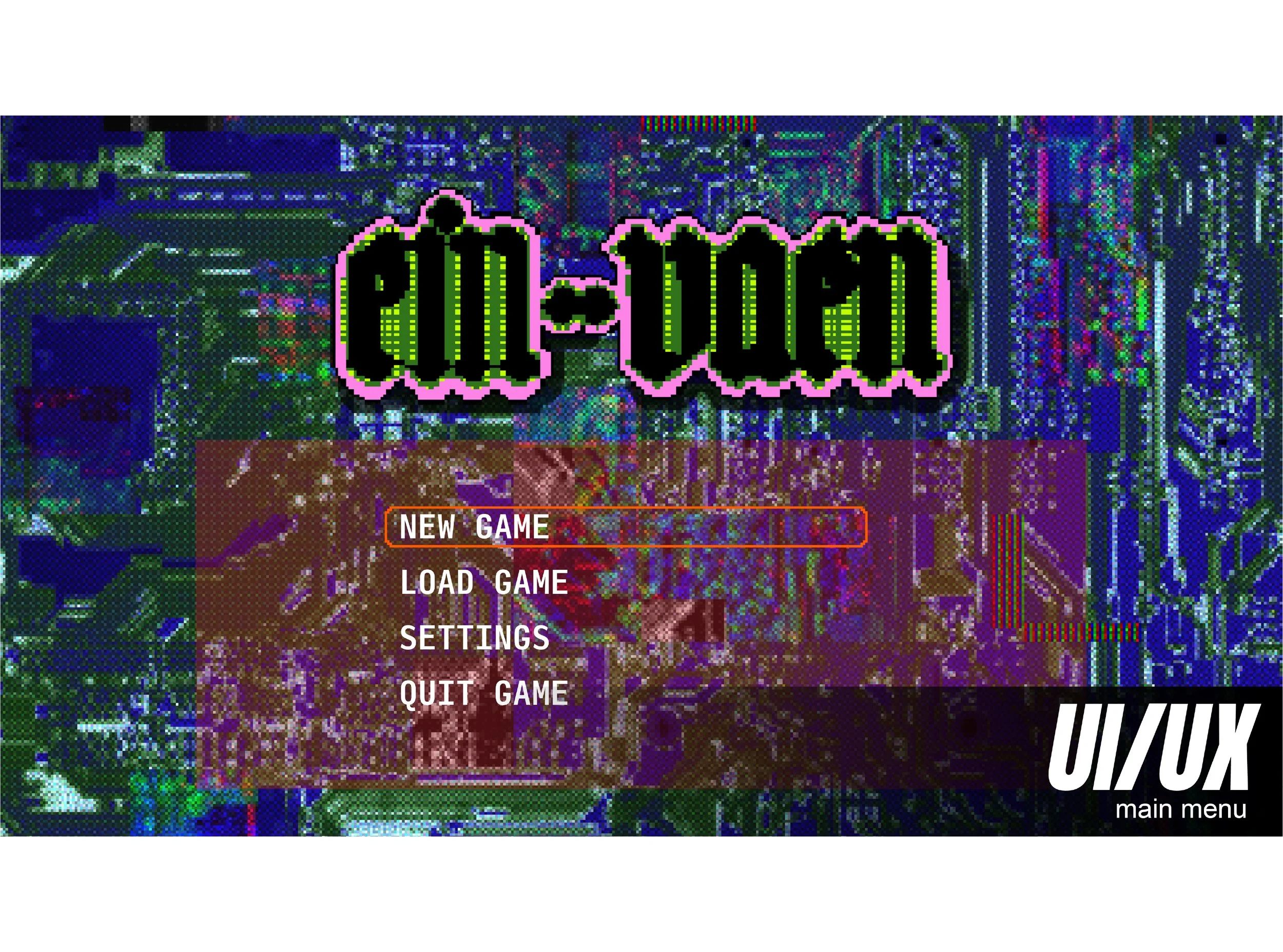 main menu