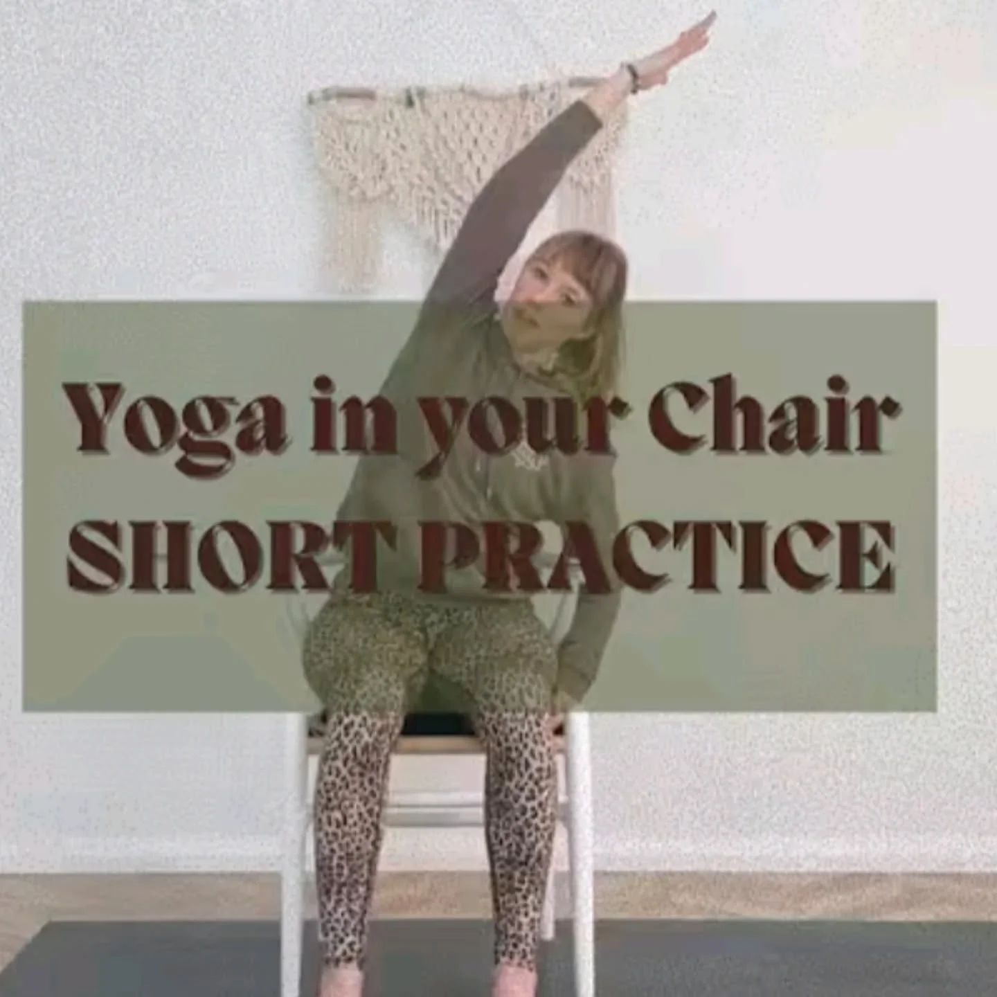 Sit down 🪑 // 

21 days of practices shared so far this month! Today's is a short chair yoga practice. 

I'm super passionate about Yoga being inclusive and accessible for all. These tools and techniques can be adapted for all abilities and whatever