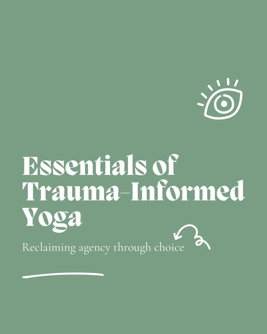 Trauma-informed Yoga Essentials //

Unless you are teaching 1-1  with extensive backgroumd histories, or know your students extremely well, you don't know what the bodies in your class have experienced in their lives. 

Teaching in a trauma-informed 