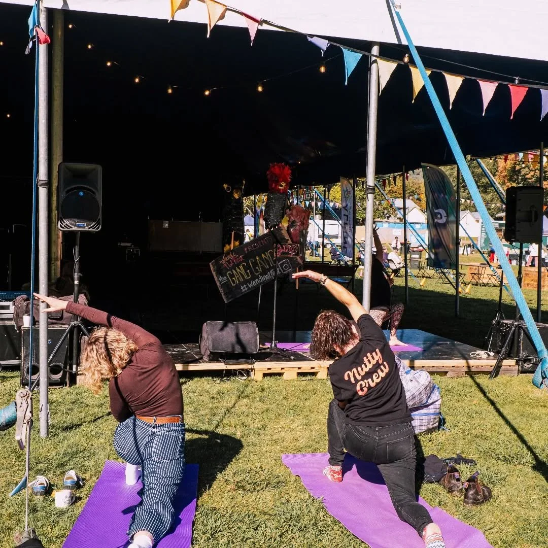 Finding the pocket //

Last weekend I taught my little pocket of yoga at the @wandiligongnutfestival 

Every year, just before I teach I wonder what the heck I was thinking. 🤪 Shifting from organiser mode - running around making signs, liaising with