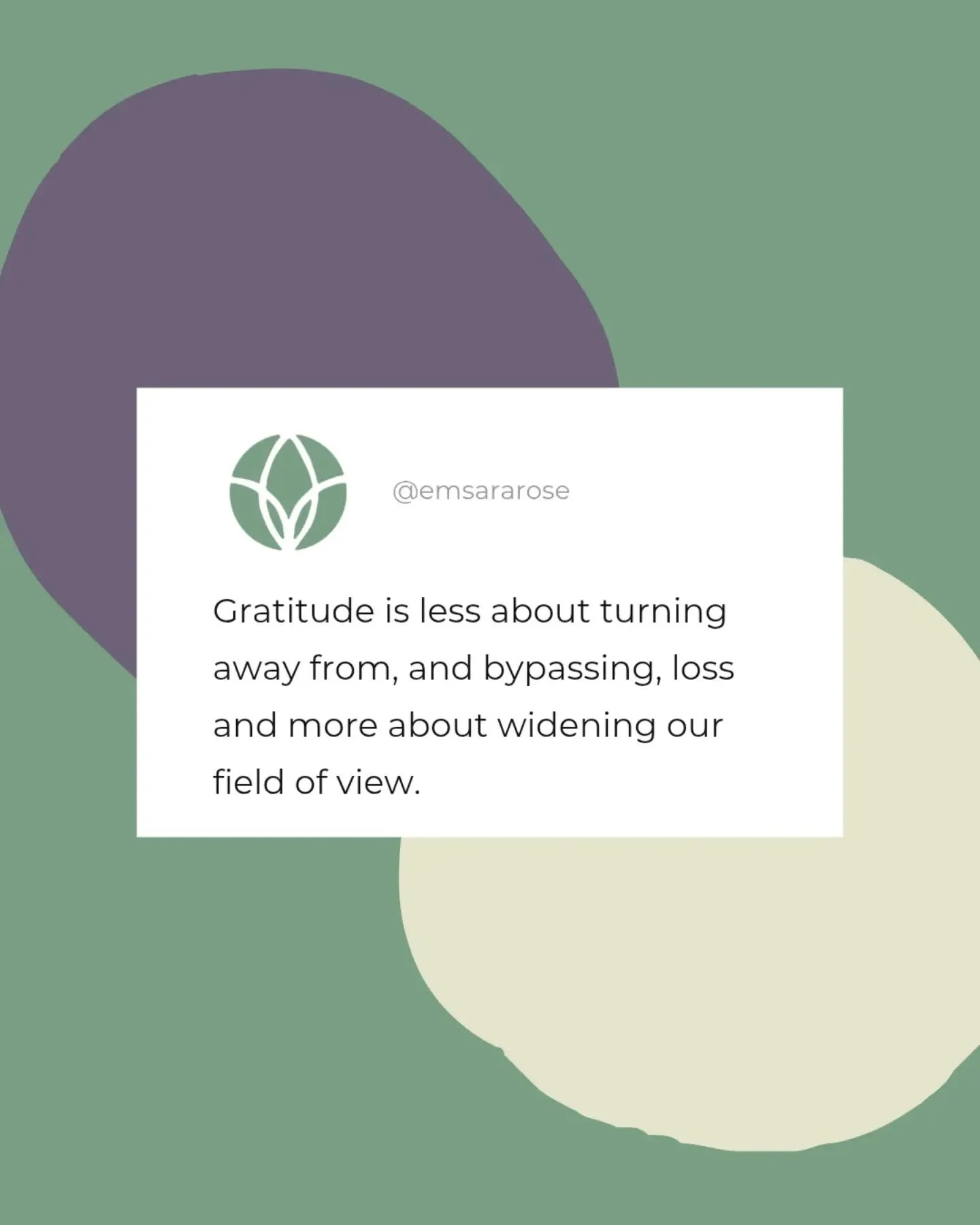 Real gratitude isn&rsquo;t about forcing &lsquo;good vibes only&rsquo; or pretending the hard stuff didn&rsquo;t happen. It&rsquo;s about shifting our gaze so we can hold both the loss and the life that&rsquo;s still right here. 

Under this Full Moo