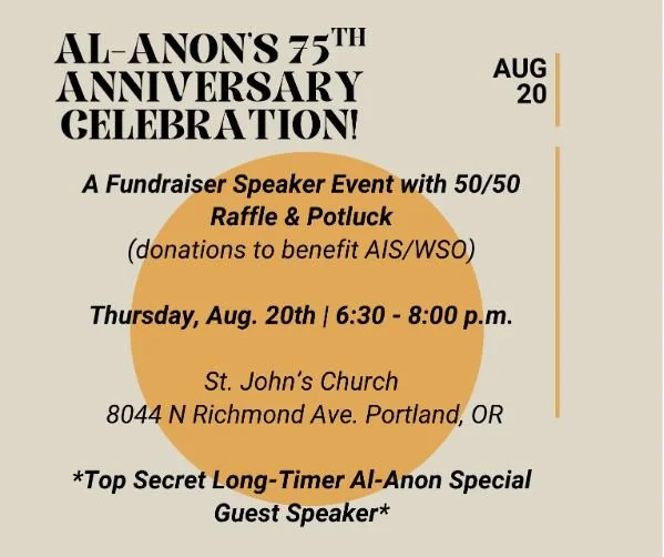 Al-Anon's 75th Anniversary Celebration!