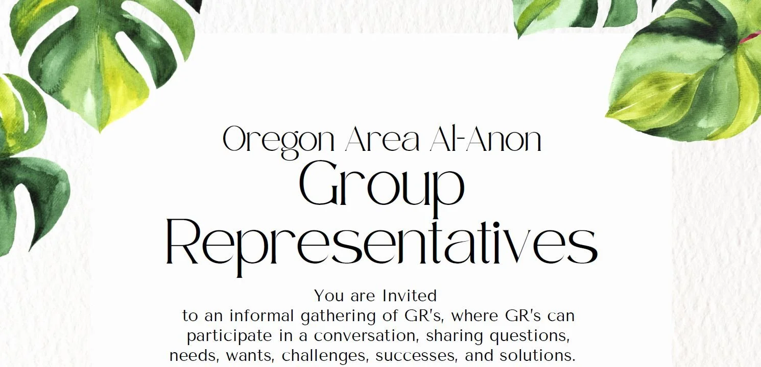 Oregon Area Sponsored GR Gathering 