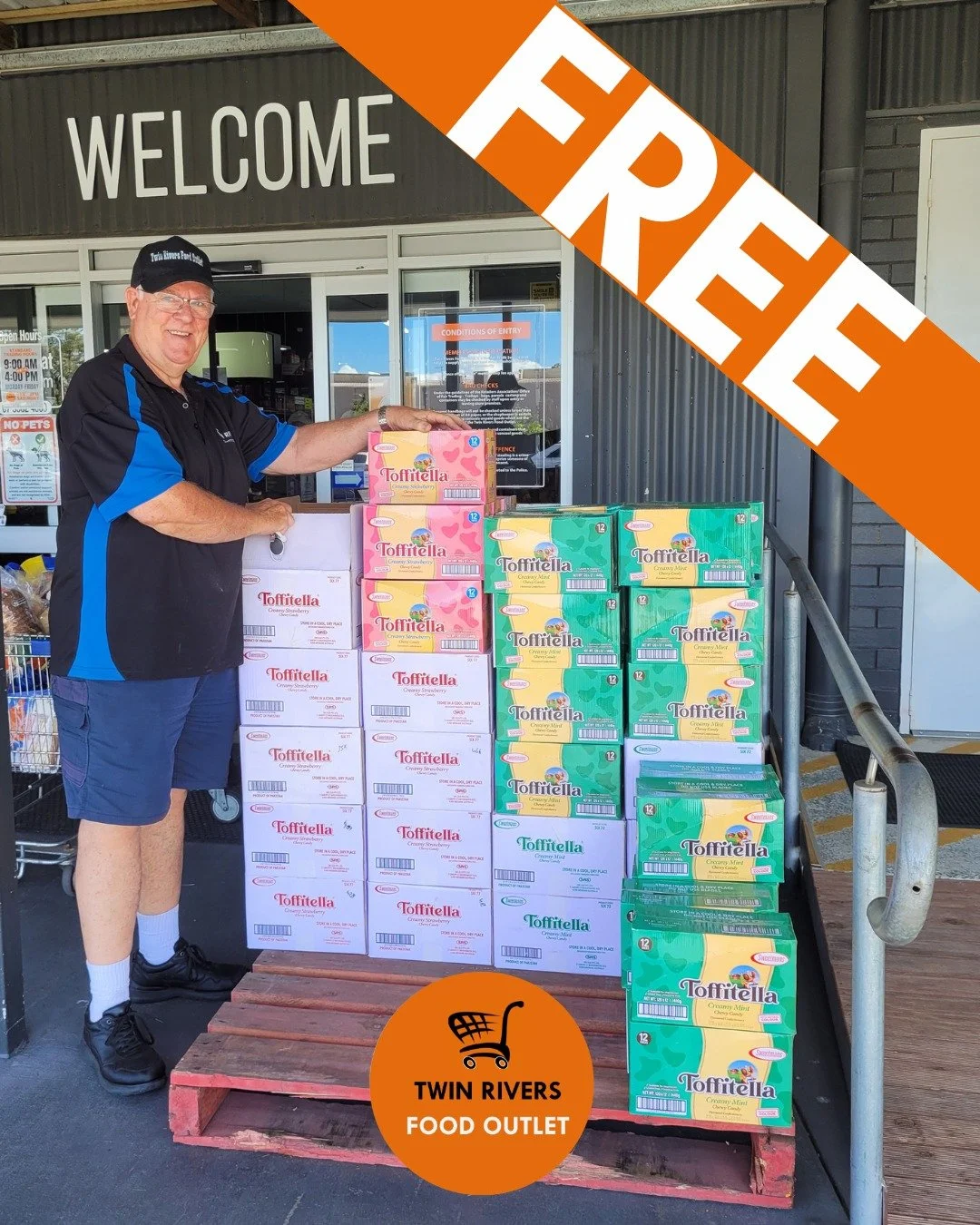 FREE Toffitella mint and Strawberry flavoured chewy candy. 

WHILE STOCKS LAST
 #giveaway #GiveawayAlert #FREE #freebies