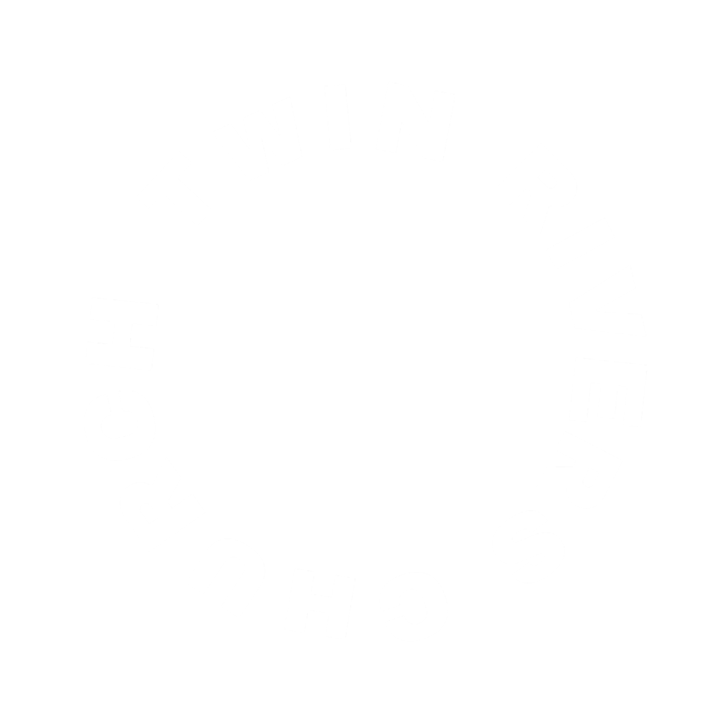 Twin Rivers Church white circular logo.