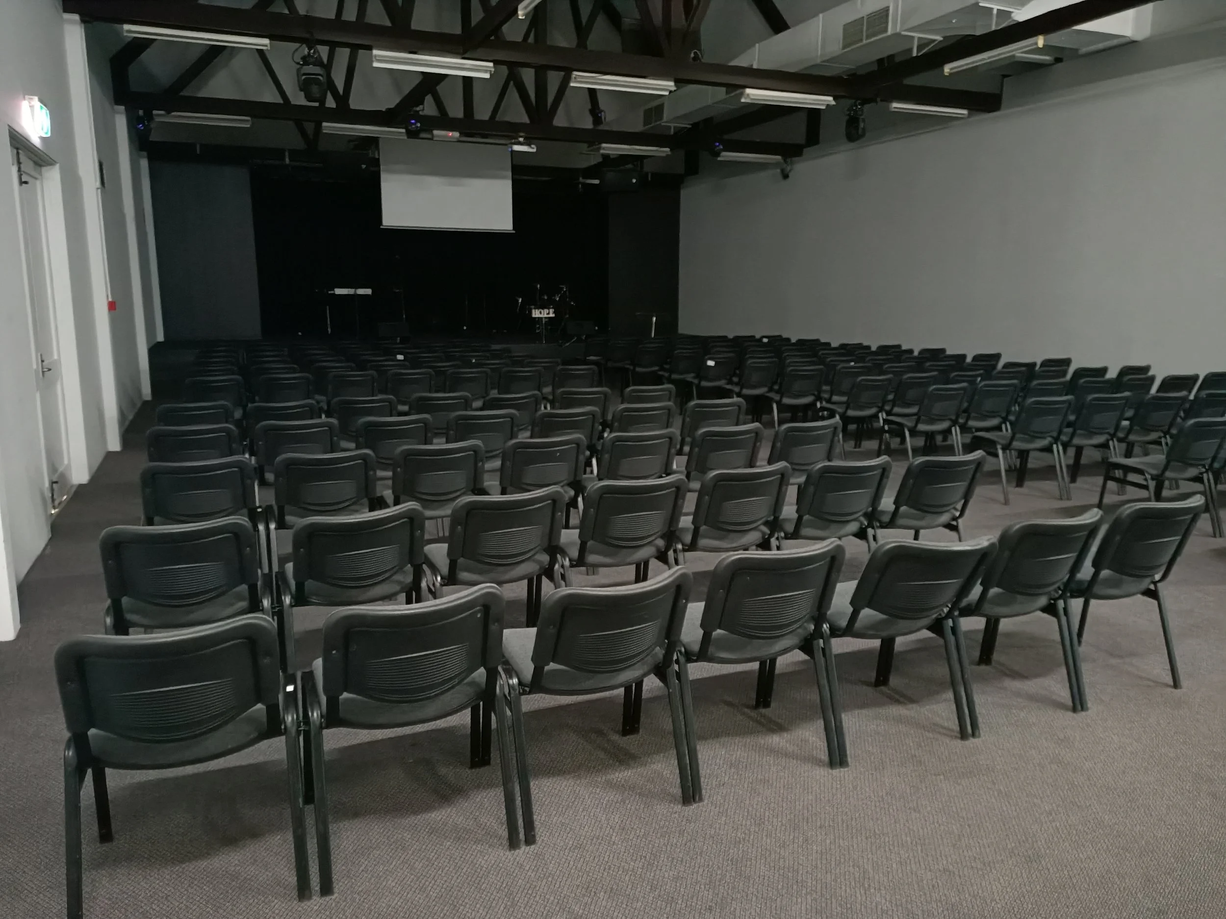 Auditorium with stage and seating