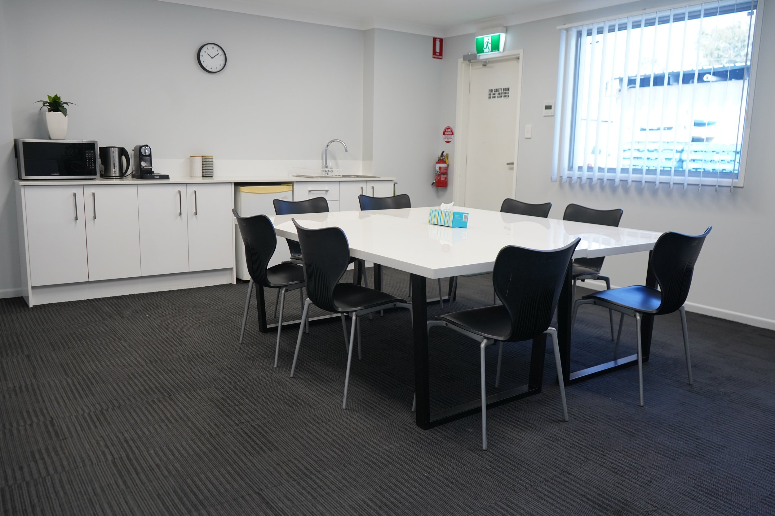 Meeting room with kitchenette