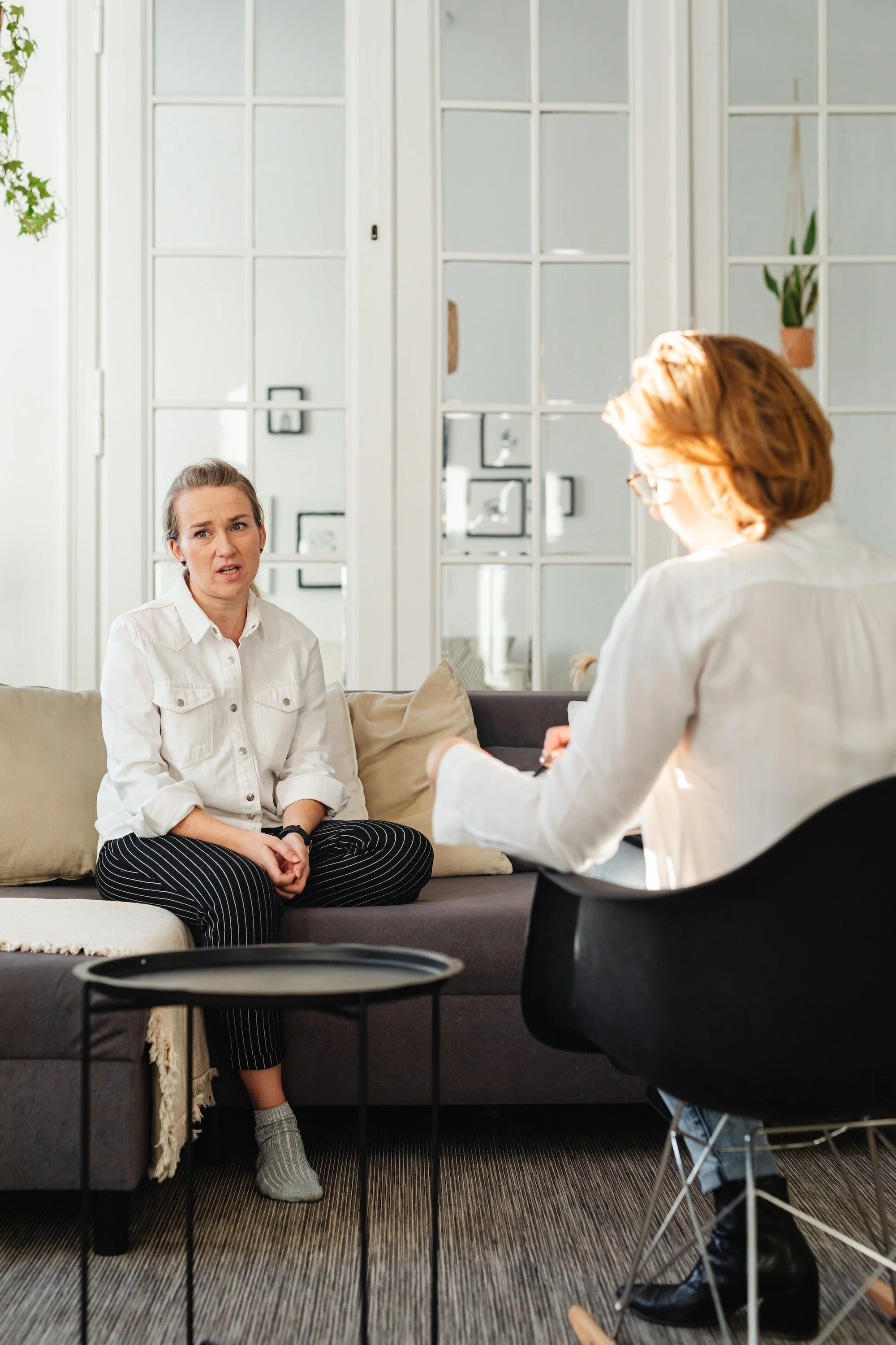 In person therapy is available for depression, anxiety, stress, and trauma related issues at Shift Counseling, PC. Feel the difference that physical presence can make in feeling seen and heard.