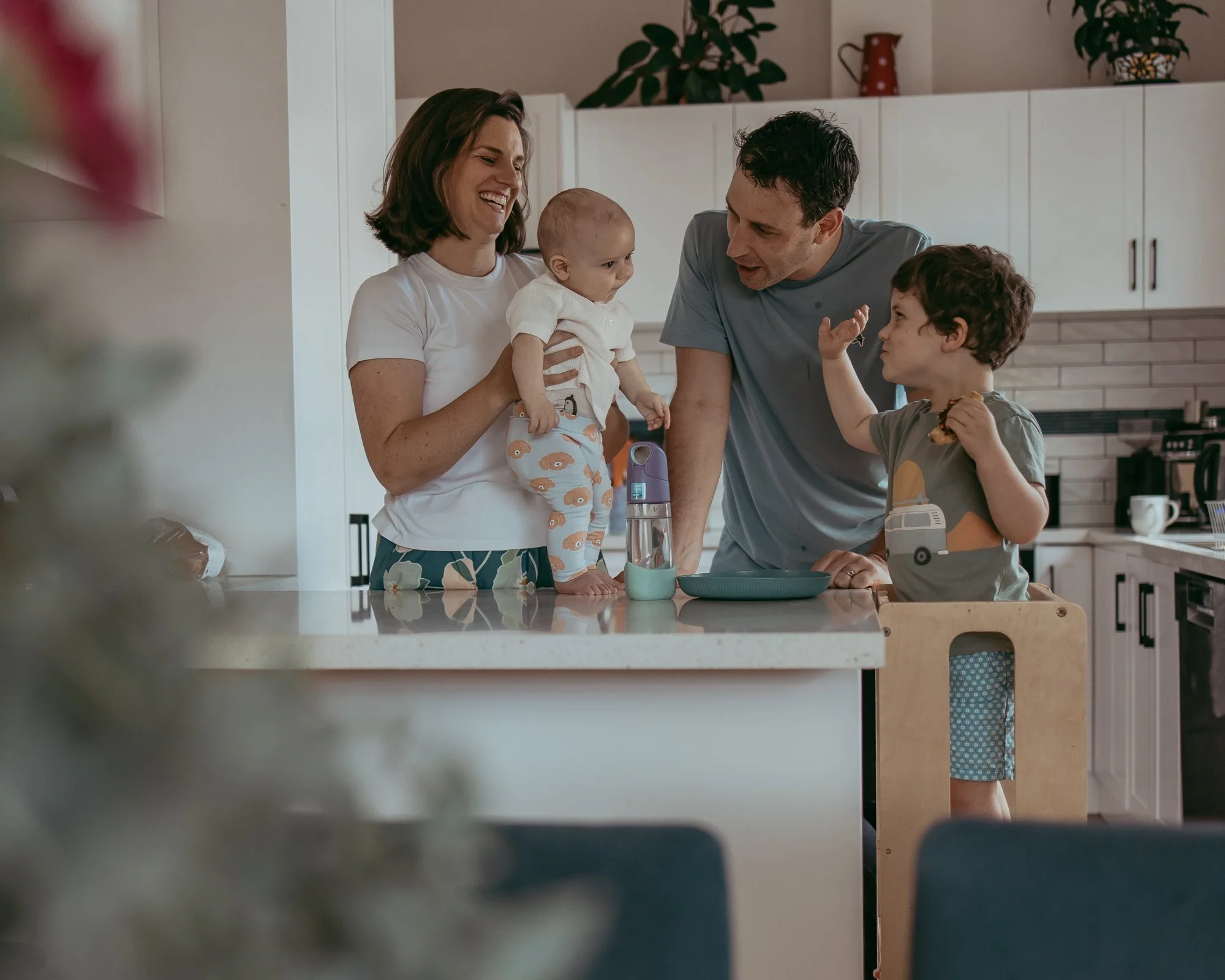 A Relaxed Morning at Home with Baby Lachie ❤ In-home Newborn Photographer Melbourne 