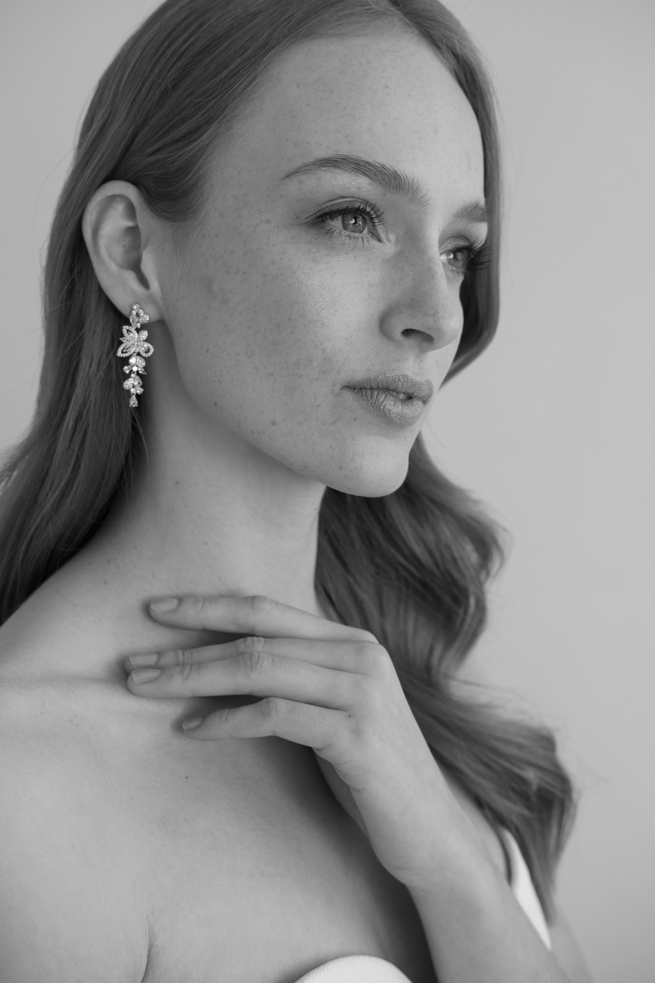 Images of Lake District wedding hair and makeup for the natural bride, covering Cumbria and Lancashire. Fashion-led bridal hair and makeup. Naturally fresh makeup paired with modern hairstyles for fashion bridal editorials. Photographer Emma Pilkingt