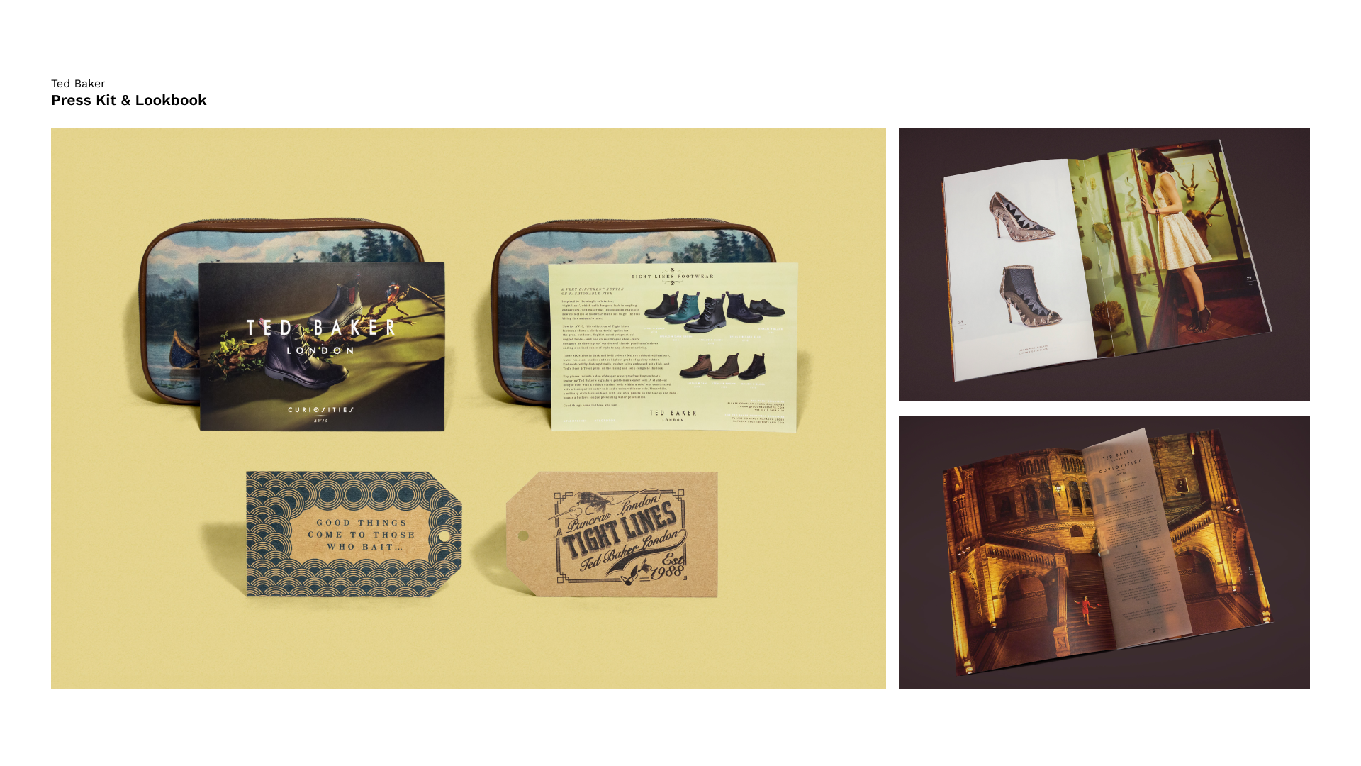 Ted Baker • Press Kit & Footwear Lookbook