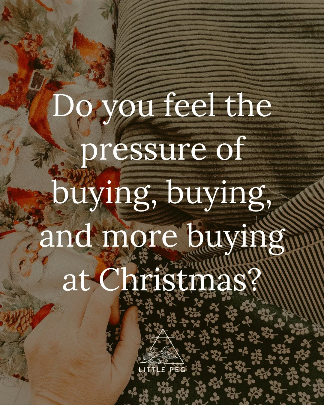 Say Goodbye to a Consumer Christmas.

Do you feel the pressure of buying, buying, and more buying at Christmas?
Paper, gifts, ribbon, decorations&hellip; it&rsquo;s all beautiful, but does it really create 'magic'?

If you&rsquo;re looking for a more