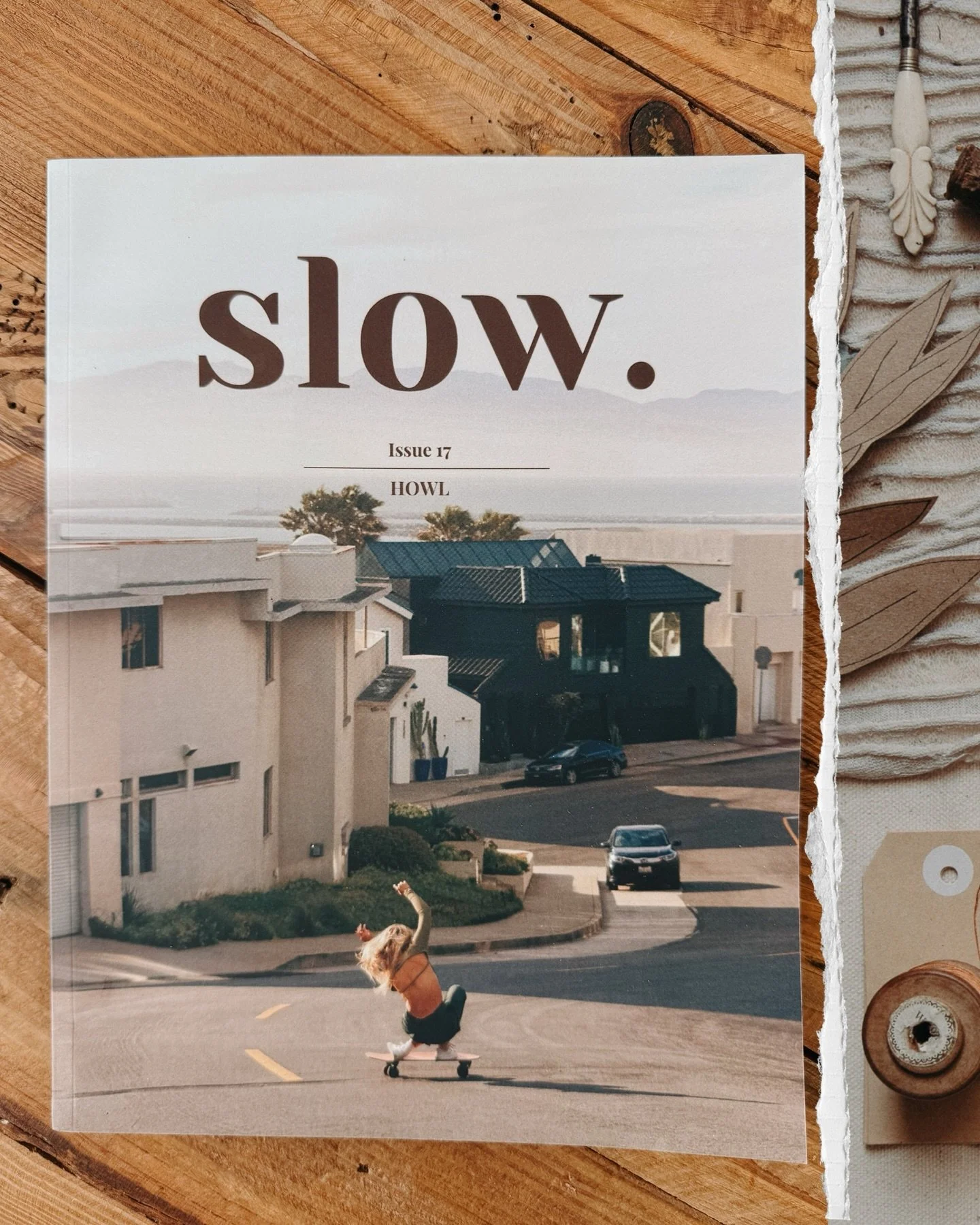 What an honor to be featured in the stunning issue of HOWL, courtesy of @slow_journal! Have you seen it?

Truly captivated by this beautifully curated magazine that embodies slow living, sustainability, and connection. 

Thrilled to share my newest a