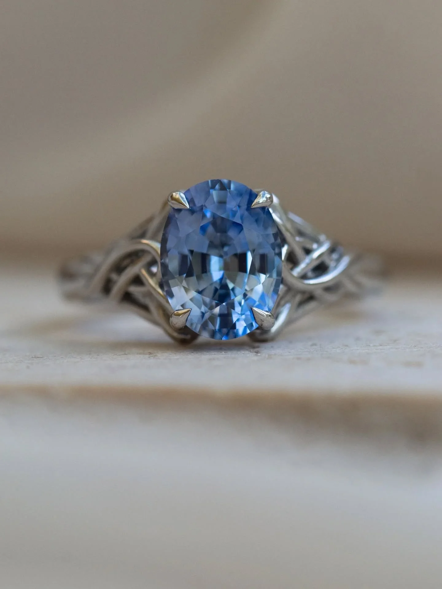 Delyth &amp; Omar&rsquo;s Epic Engagement Ring 💍

How AMAZING is this one?! 😍 

I had so much fun designing it &mdash; and it&rsquo;s a perfect example of how a story can come to life in a ring.

Recently I&rsquo;ve had a run of Celtic-inspired com