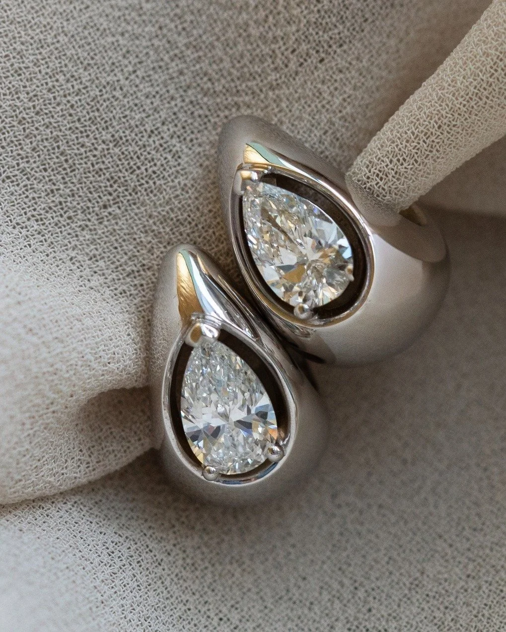 Giovanna&rsquo;s White Gold Diamond Huggies 🤍✨

I&rsquo;ve had the absolute pleasure of designing several beautiful pieces for Giovanna over the last couple of years.

We started with a ring&hellip; and let&rsquo;s just say, she caught the bespoke j