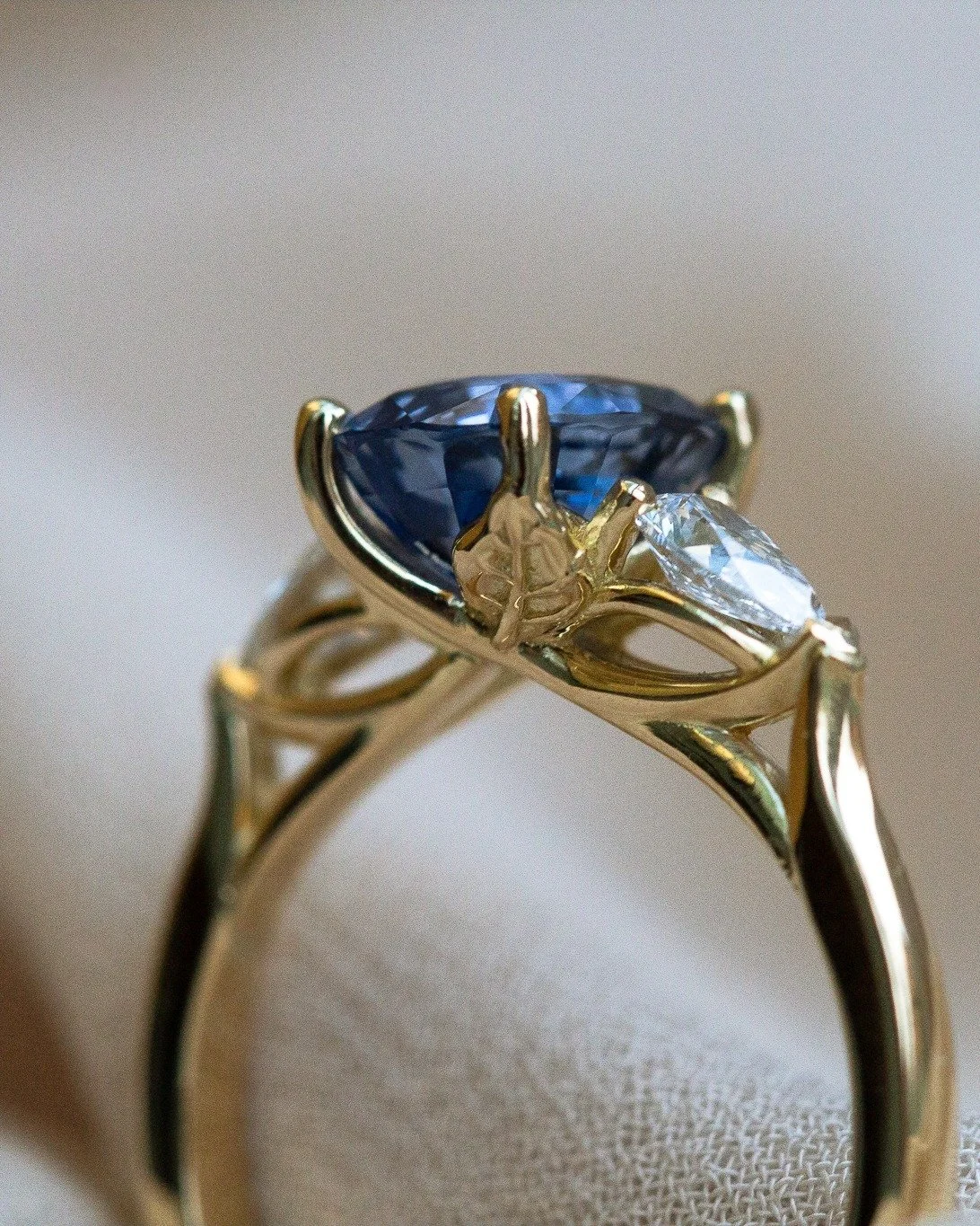 ✨ Congratulations M &amp; E! ✨

What an absolute joy it has been bringing this love story to life. Working with Mike to create this truly stunning bespoke engagement ring for his beautiful Ellie was nothing short of magical.

Mike came to me through 