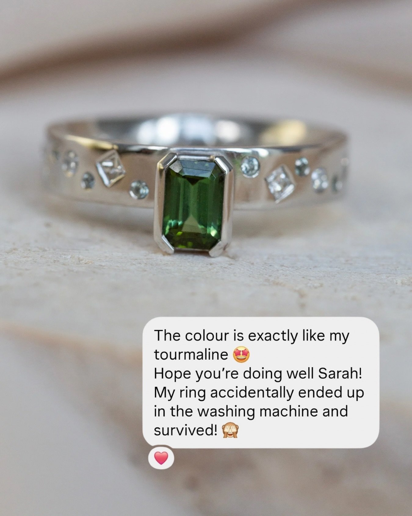 I loved this message! ✨

Accidents happen and I don&rsquo;t know about you but anything and everything could end up left in a pocket of mine and end up in the washing machine.

🤍

While it&rsquo;s not the recommended method of cleaning, the designs 