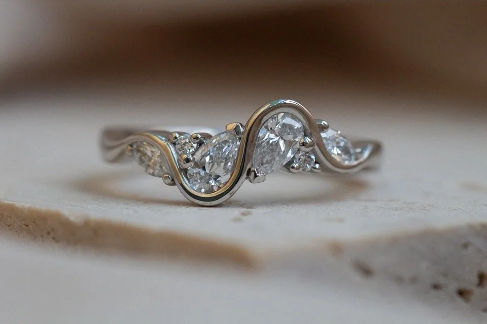 CONGRATULATIONS C &amp; A

Who doesn&rsquo;t love a proposal&hellip;.

✨

Last October, Christopher quietly stepped into the studio, carrying not just a plan - but a vision. 💕

A designer himself, he knew exactly what he wanted for Amy. Every curve,