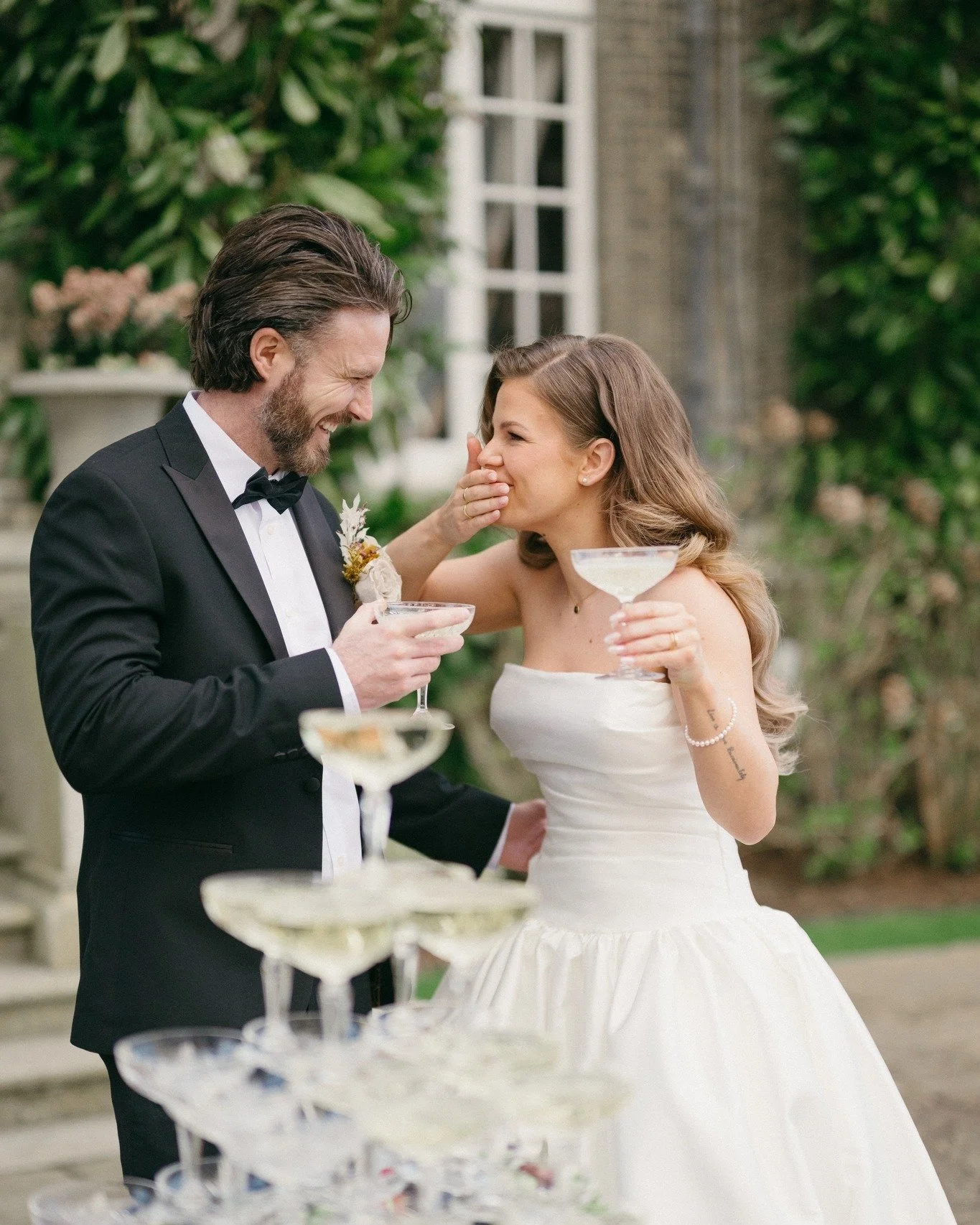 When you can't believe all the planning has paid off...

I love this shot from a recent collab shoot I was a part of. It show to me the joyful relaxed moments after the pressure of the big day has passed and you can just enjoy the love and support of