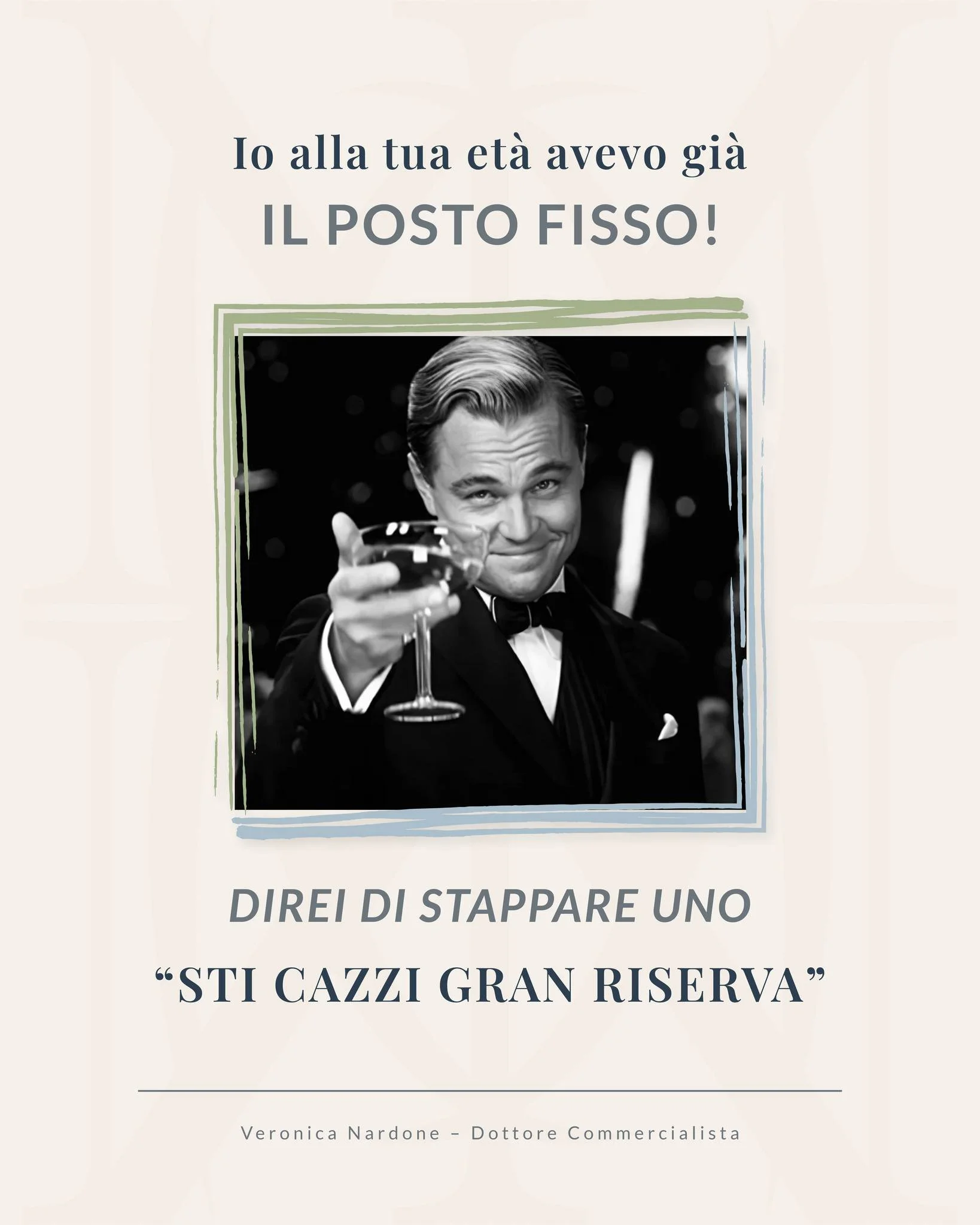 &ldquo;Io alla tua et&agrave; avevo gi&agrave; il posto fisso.&rdquo;
Ok. E quindi?

&Egrave; una frase che molti si sentono dire.
Come se esistesse una sola strada giusta.
Come se la sicurezza fosse l&rsquo;unico obiettivo.
Come se scegliere qualcos