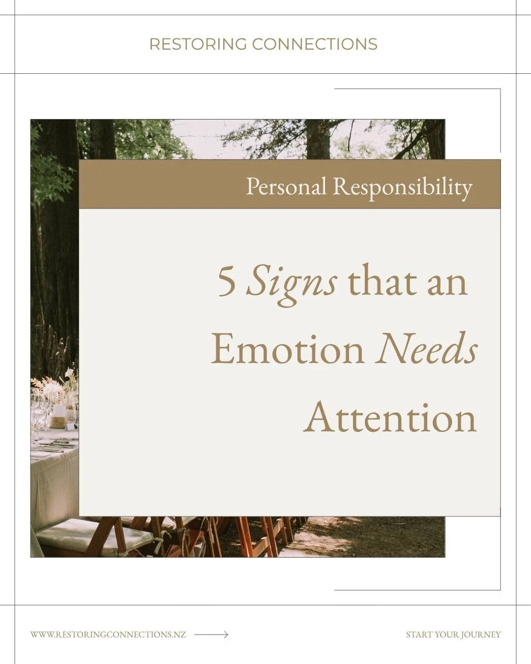 Want to learn more about the importance of 'knowing what we are feeling and why'? 

Check out the Personal Responsibility module of our Foundations Course. 

Details in the bio.