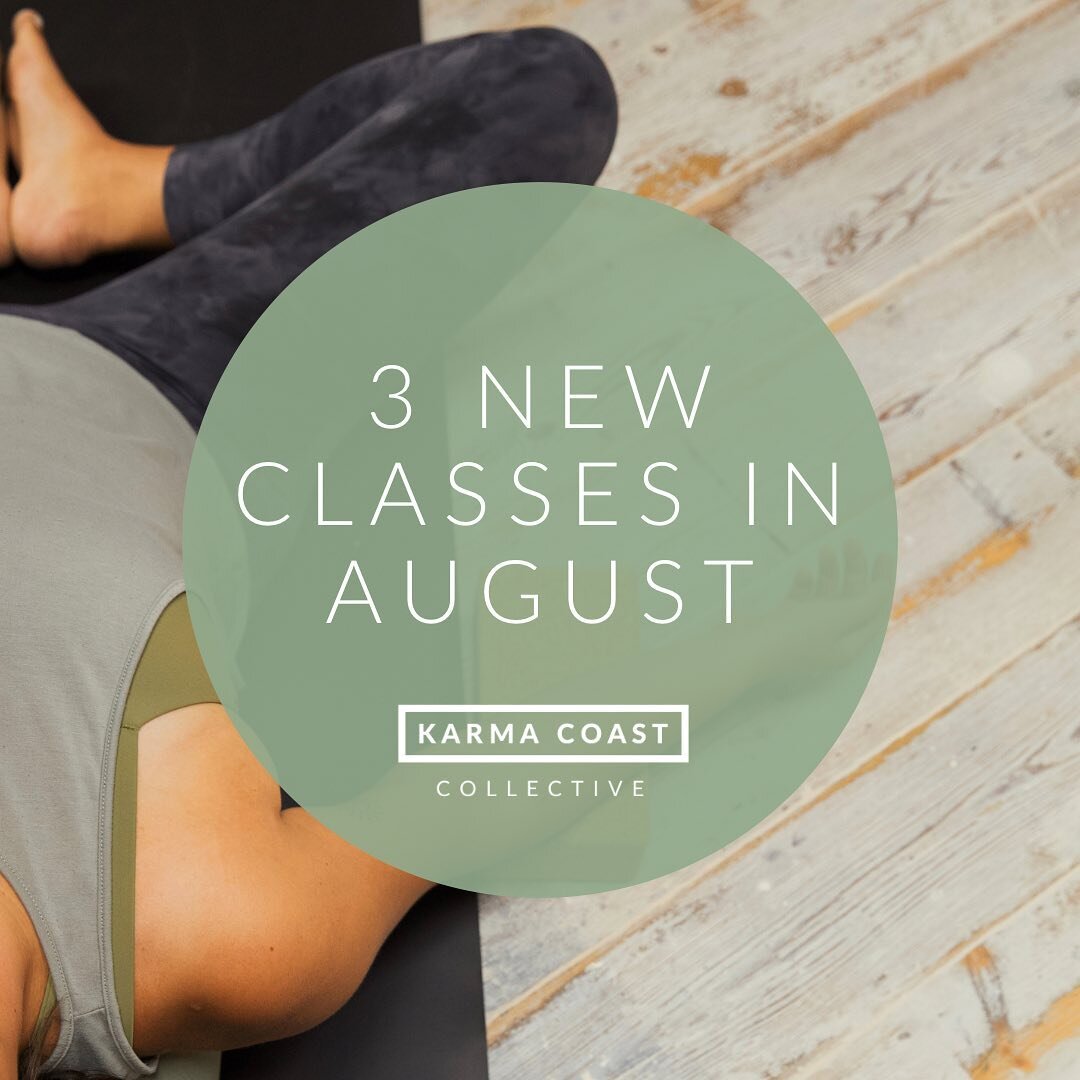 The beginning of August marks the beginning of 3 wonderful new classes in our little corner of the coast. Swipe to read all about them!

🌿 Awakening Flow with Sophie (@sophie_winter_yoga)
Monday 06:30 - 07:15 (starting August 7th)

For a 50% discoun