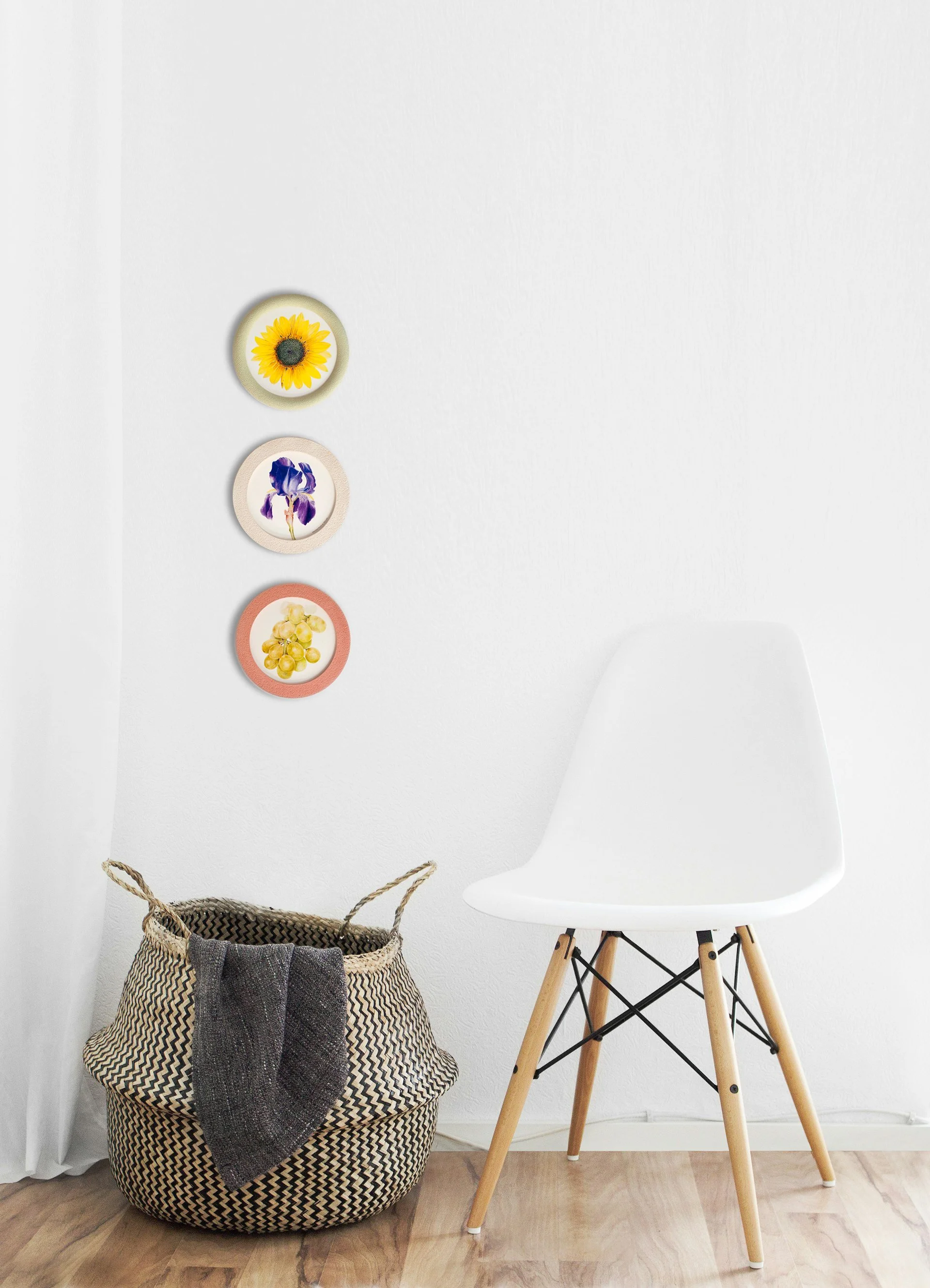 Nueva colección de cuadros con reproducciones de plantas y flores en acuarela. Marcos originales con múltiples combinaciones. Personaliza tu hogar con la colección Miniaturas del Jardín.