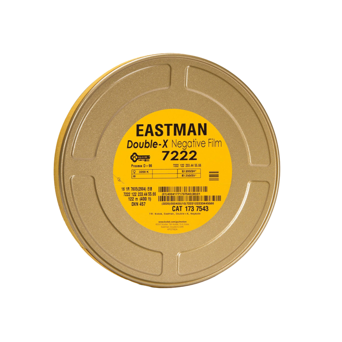 EASTMAN DOUBLE-X Black & White Negative 16mm Film 7222 400ft