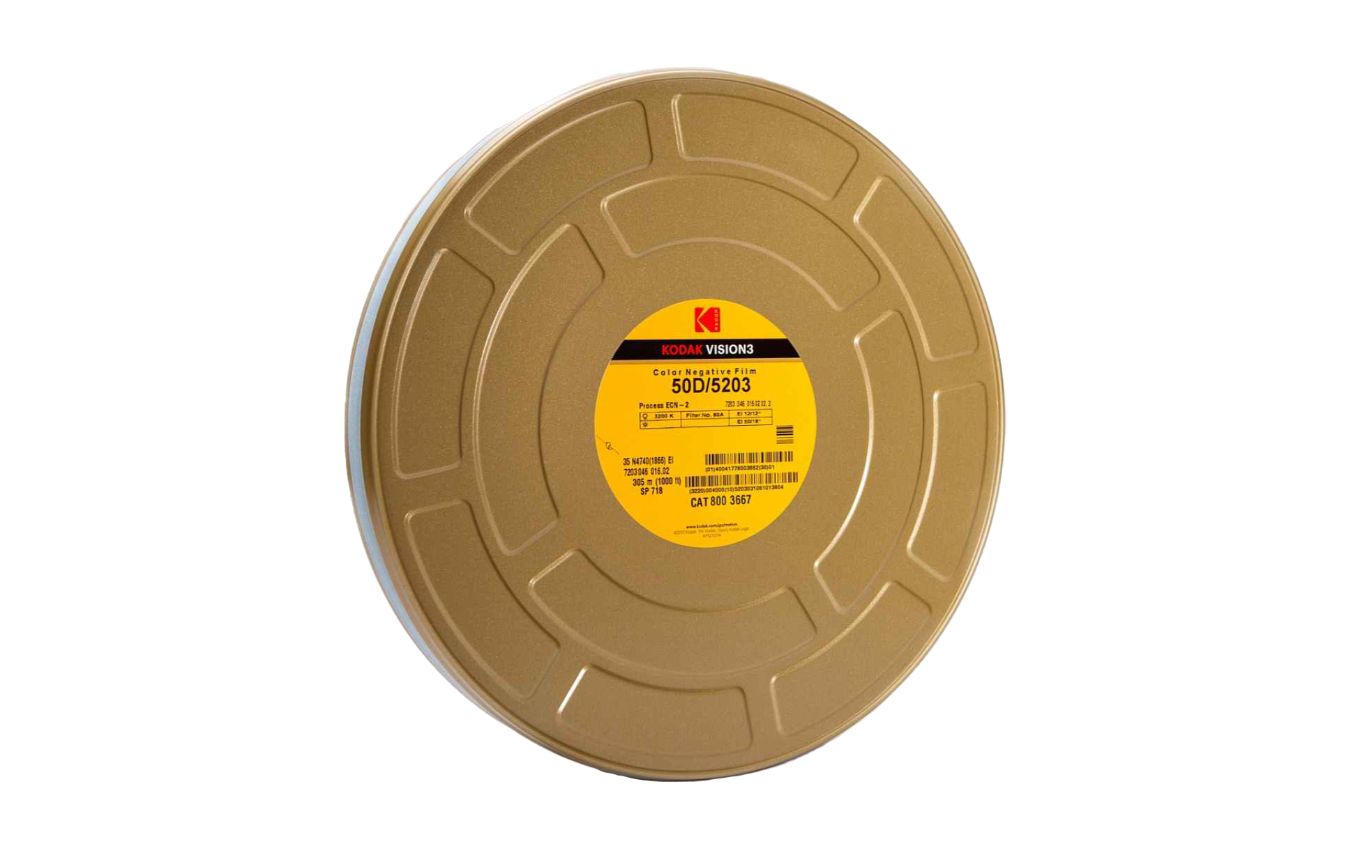 VISION3 50D/5203 Color Negative 16mm Film 400ft