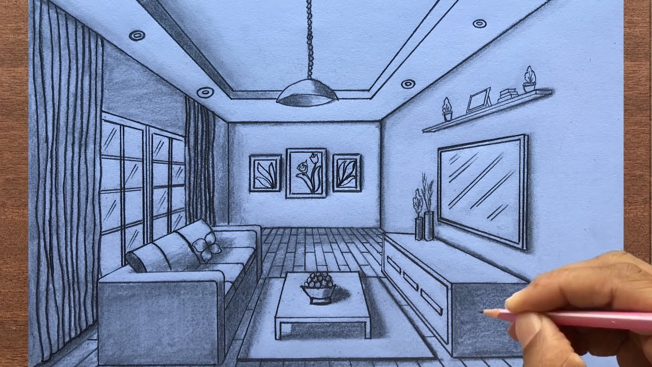 ONE POINT PERSPECTIVE DRAWING