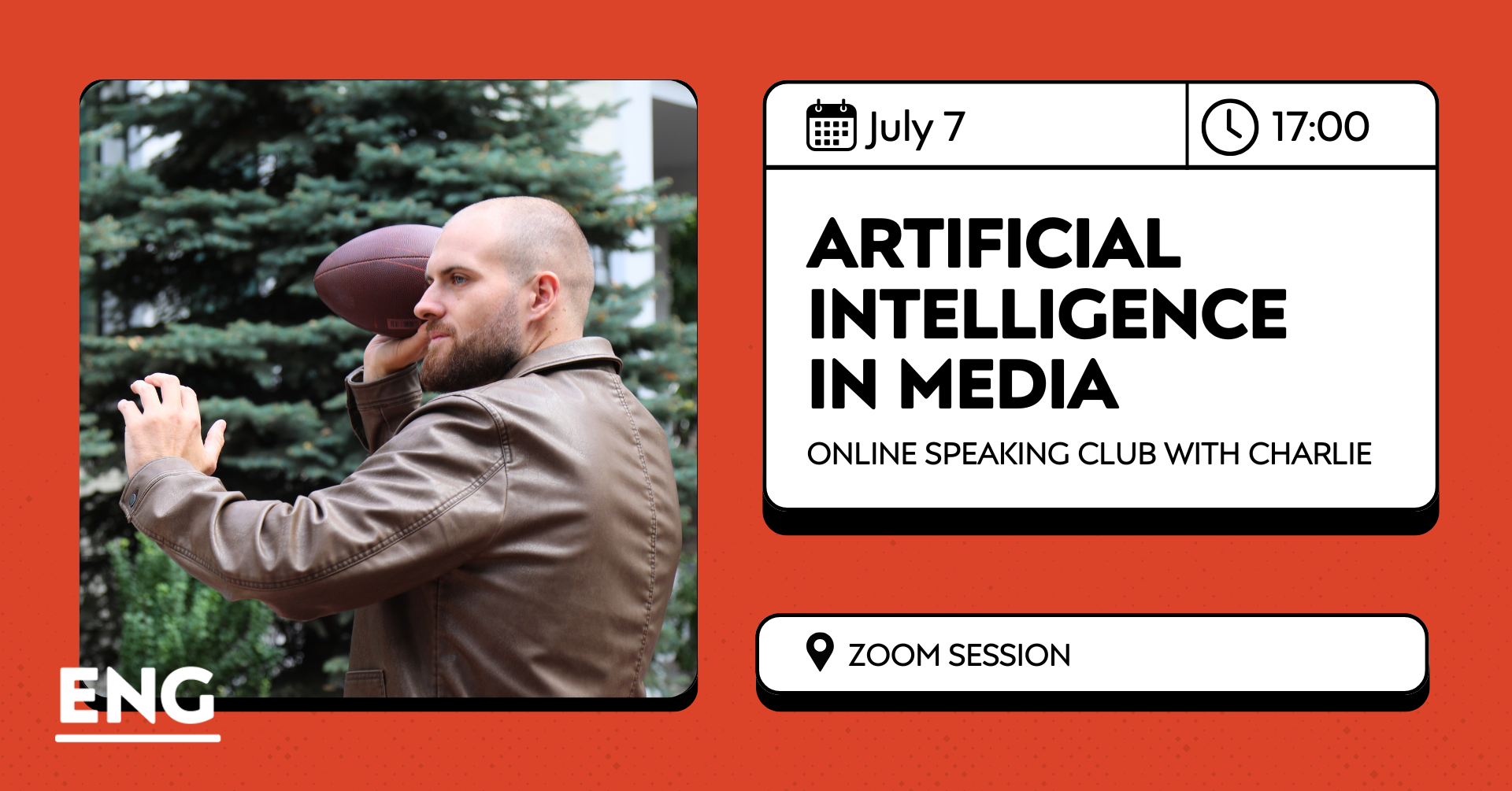 Artificial Intelligence in Media | Online Speaking Club with Charlie